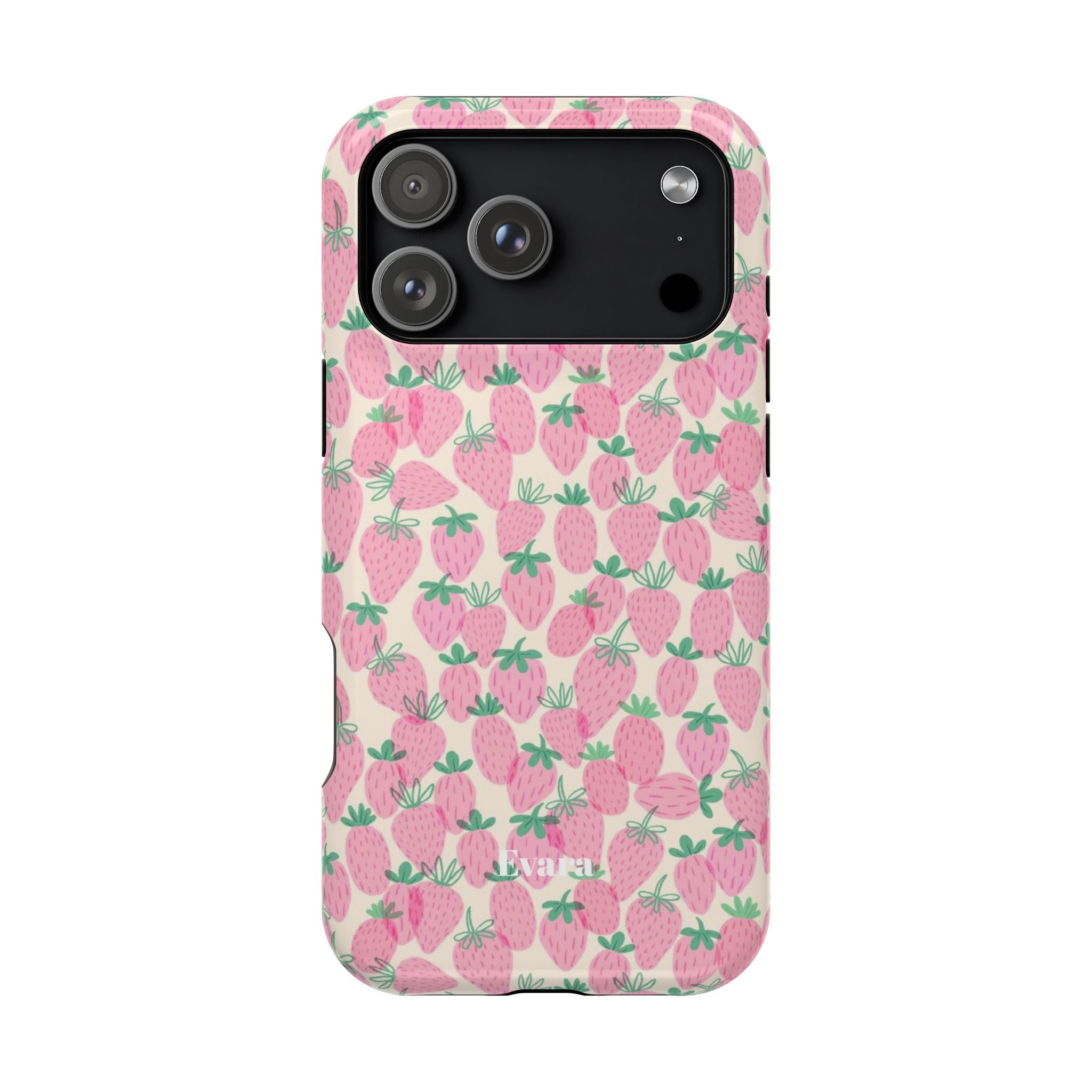 Pink Strawberry Phone Case- Magsafe
