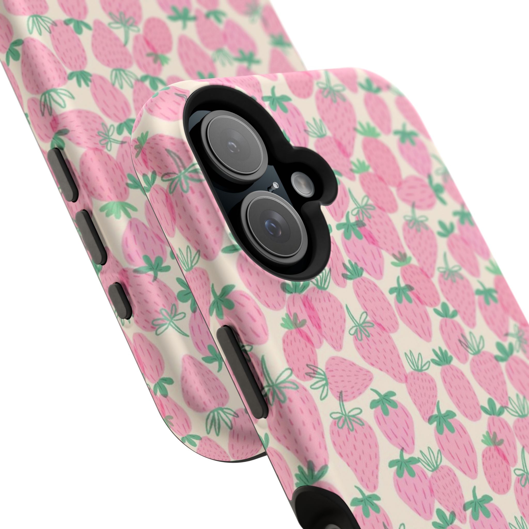 Pink Strawberry Phone Case- Magsafe