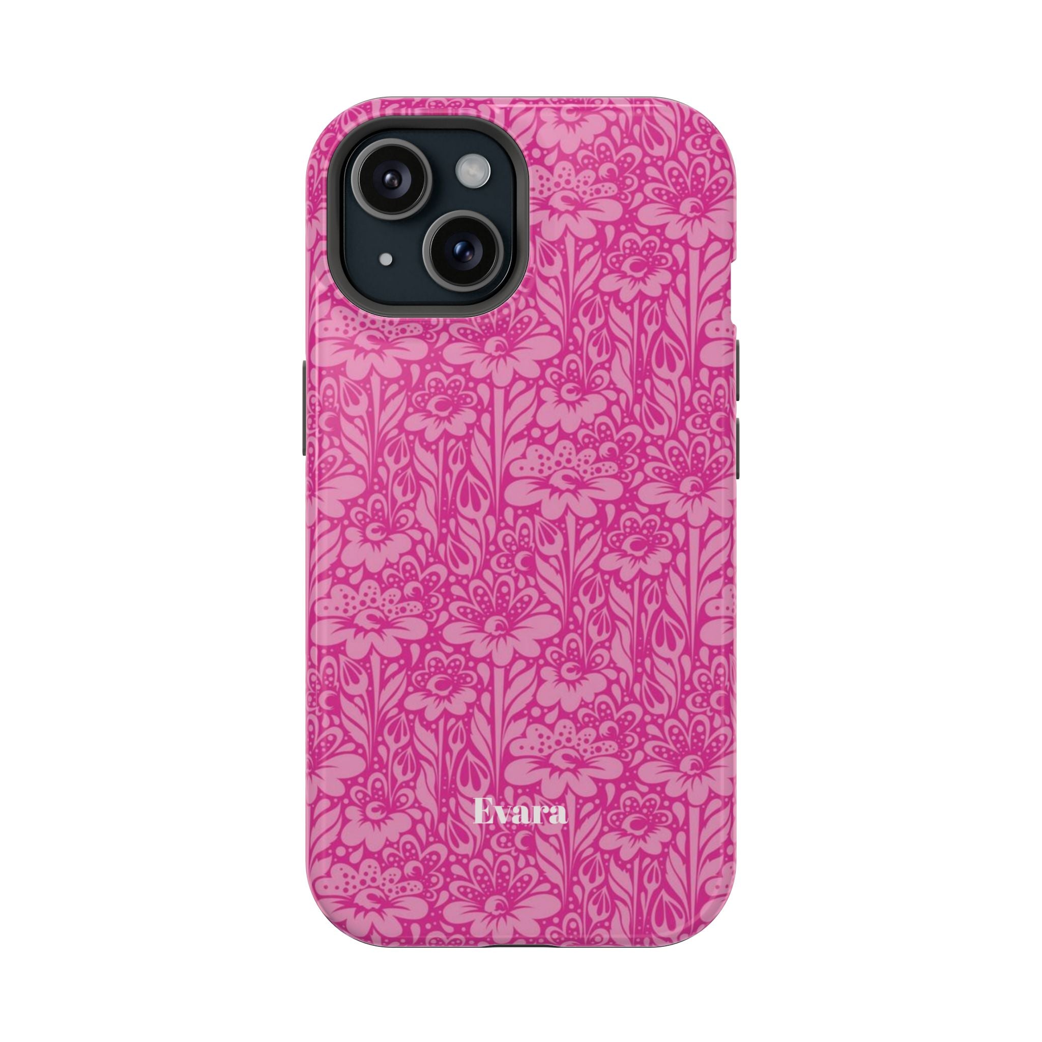 Pink Floral Phone Case- Magsafe