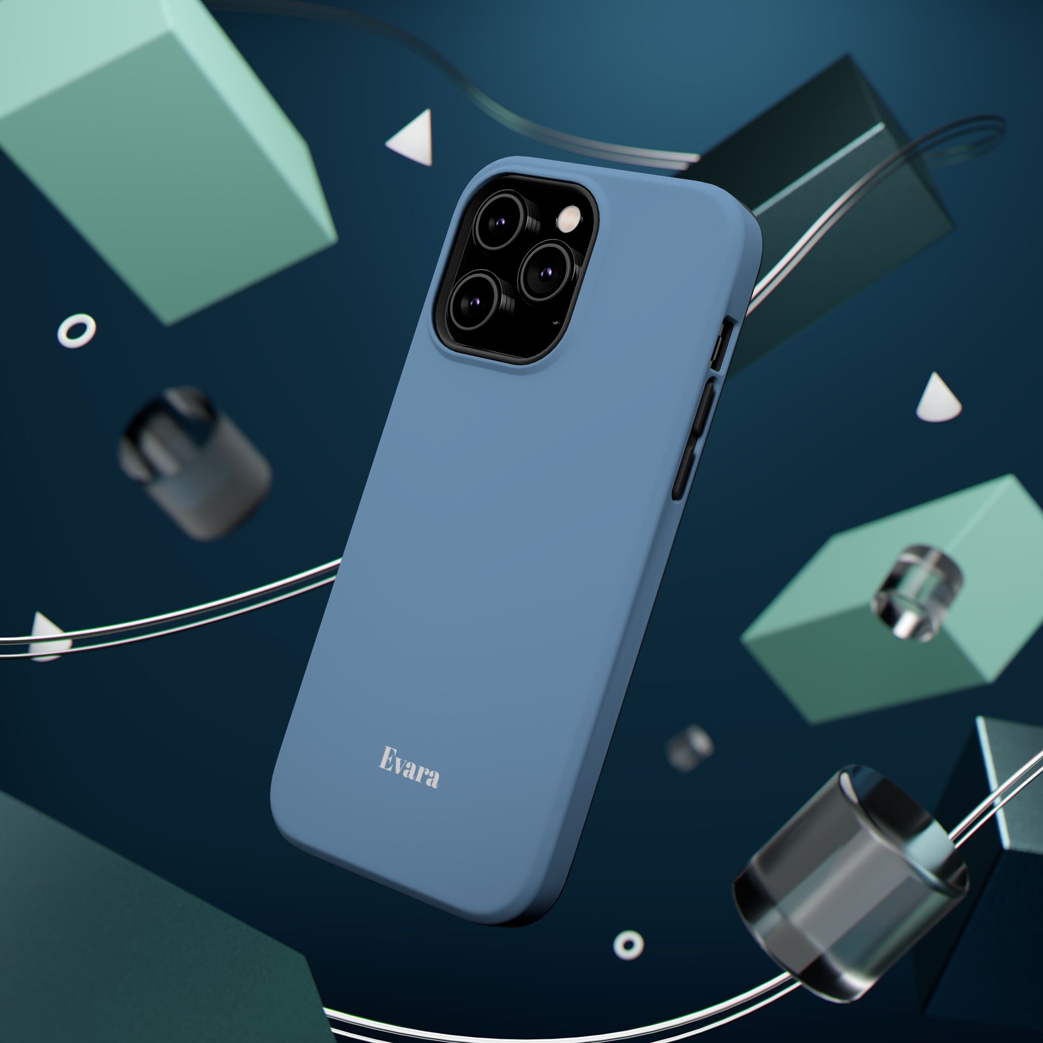 Blue Phone Case with Personalization- Magsafe