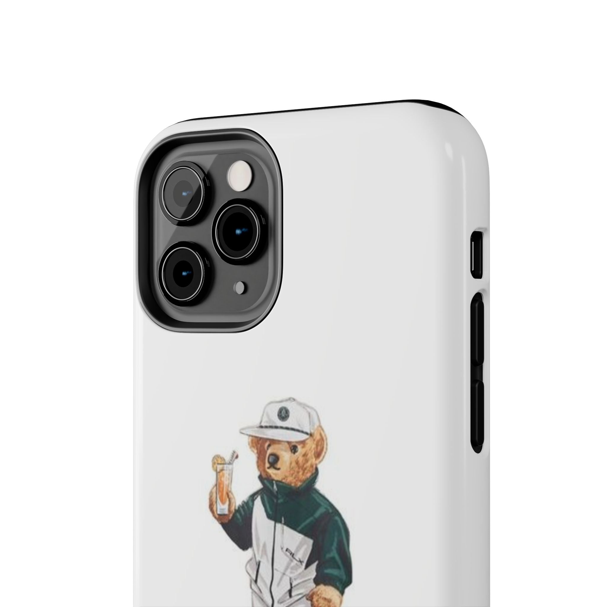 Tough Phone Case — Personalized Golf Bear Design