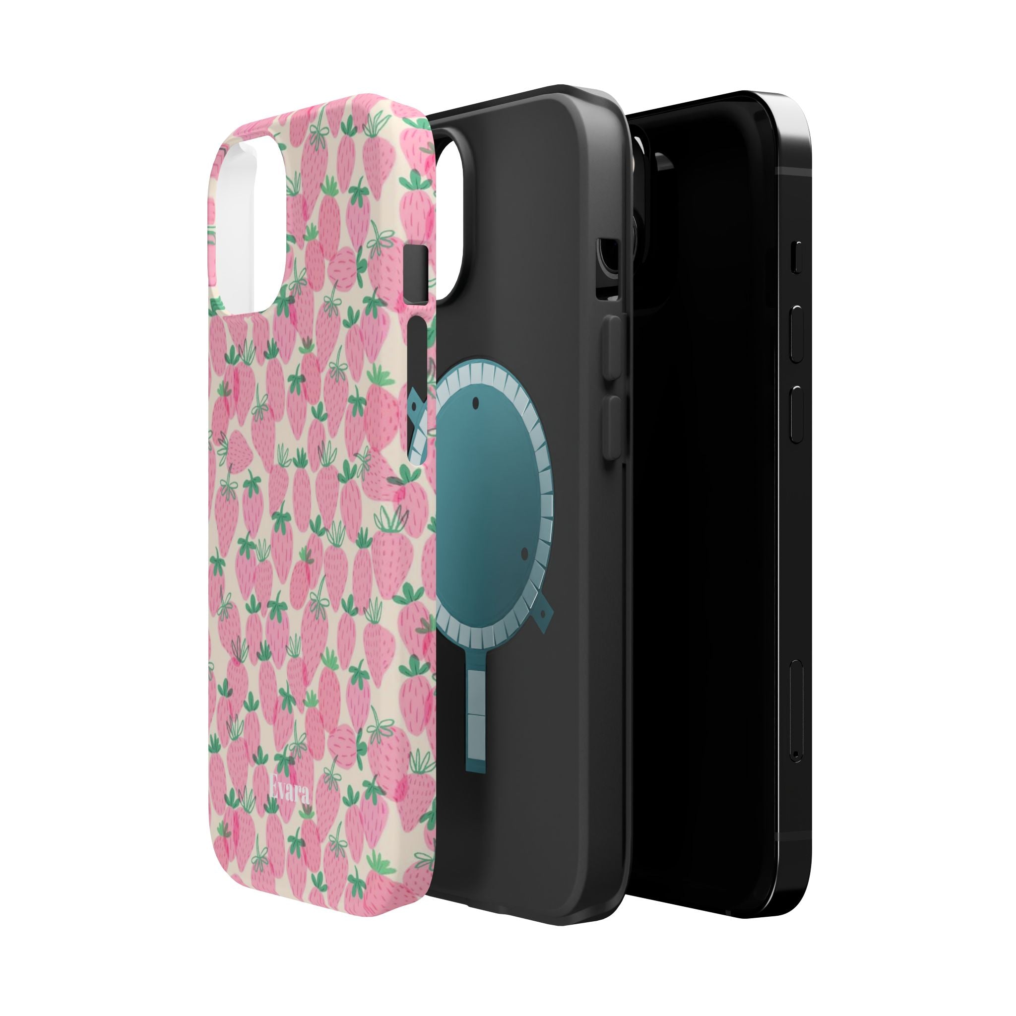 Pink Strawberry Phone Case- Magsafe