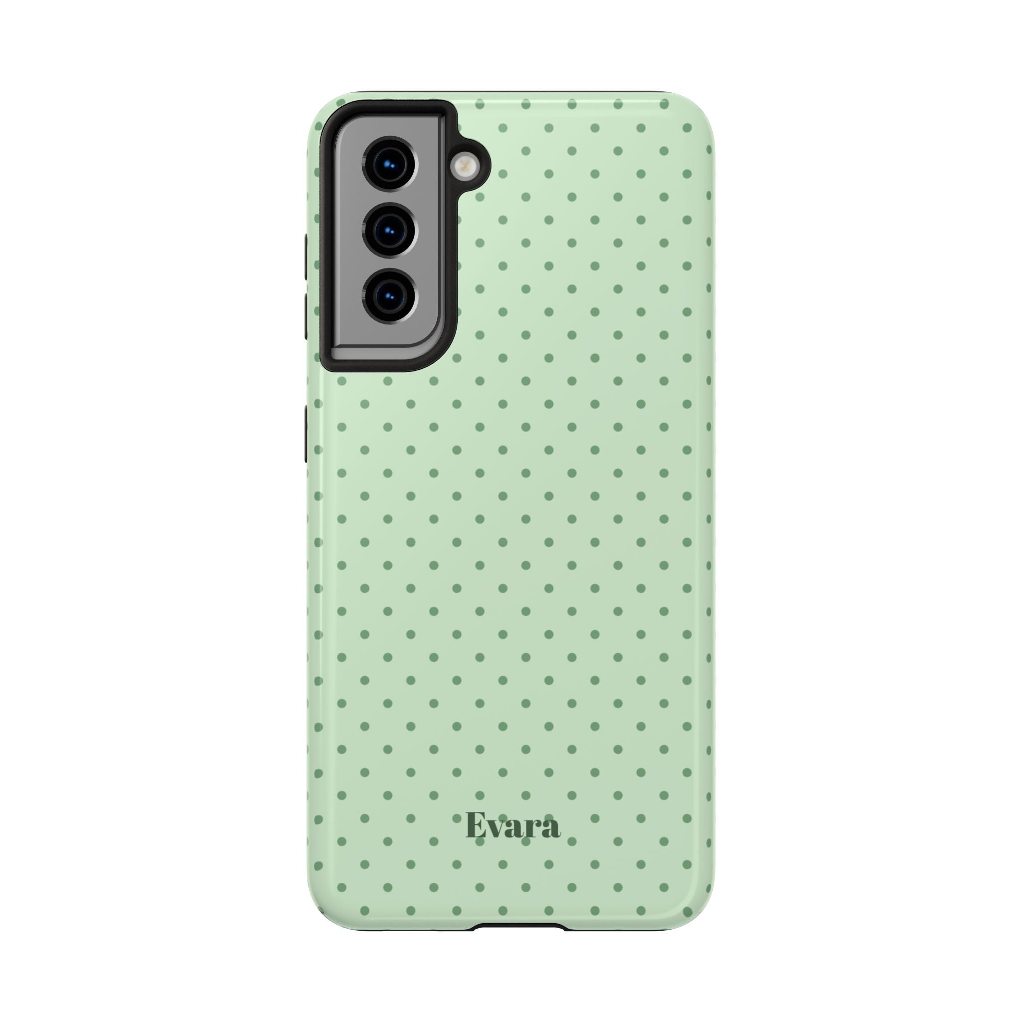 Mint Polka Dot Tough Phone Case — Protective Stylish Phone Cover