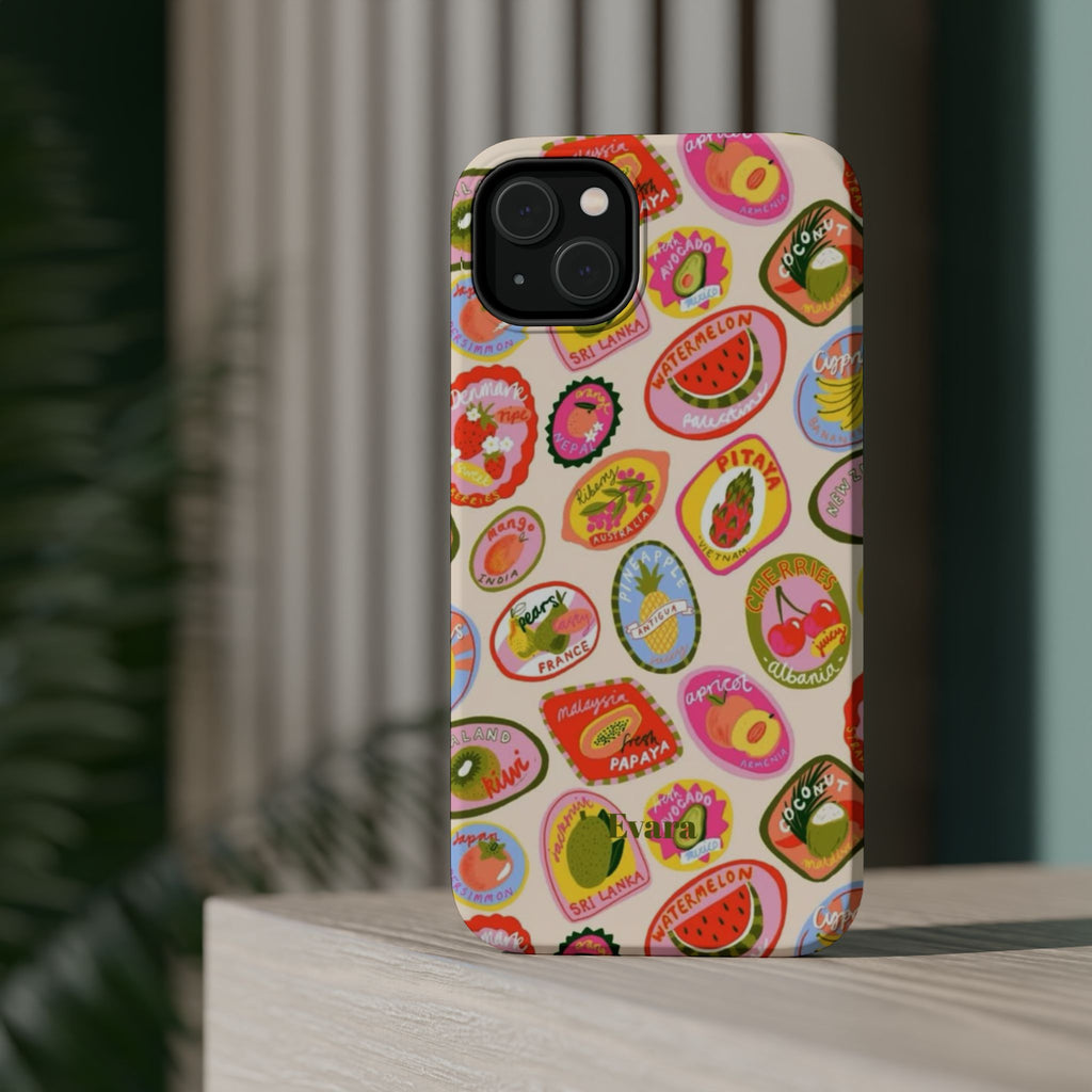 Fruit Sticker Phone Case- Magsafe