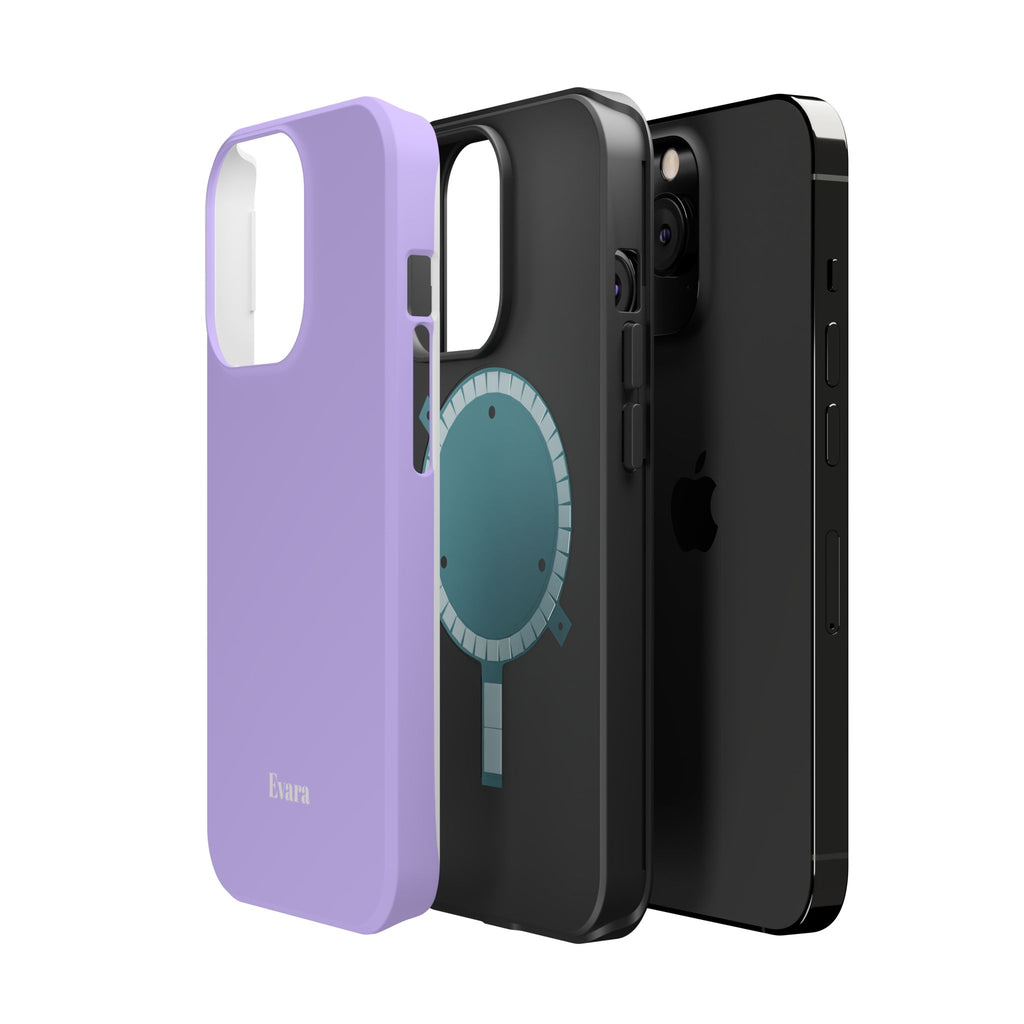 Purple Phone Case with Personalization- Magsafe