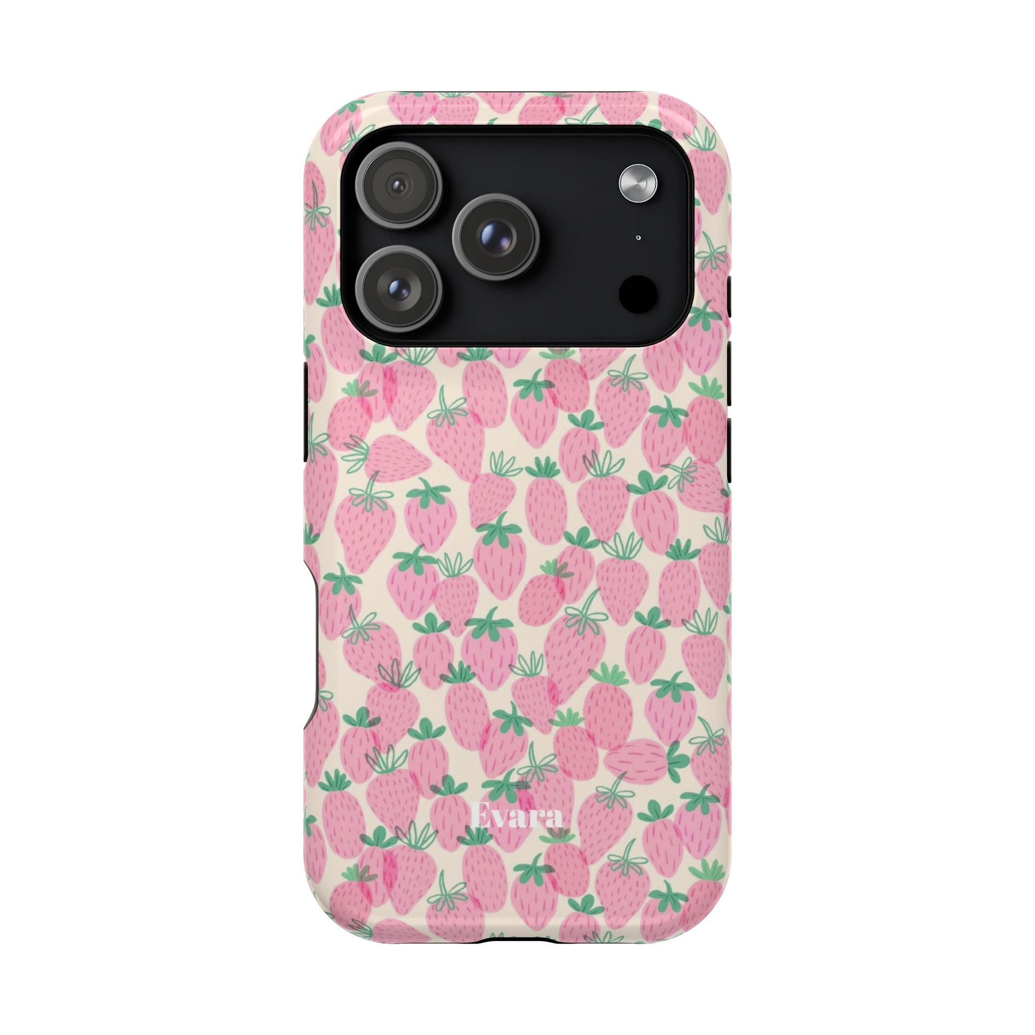 Pink Strawberry Phone Case- Magsafe