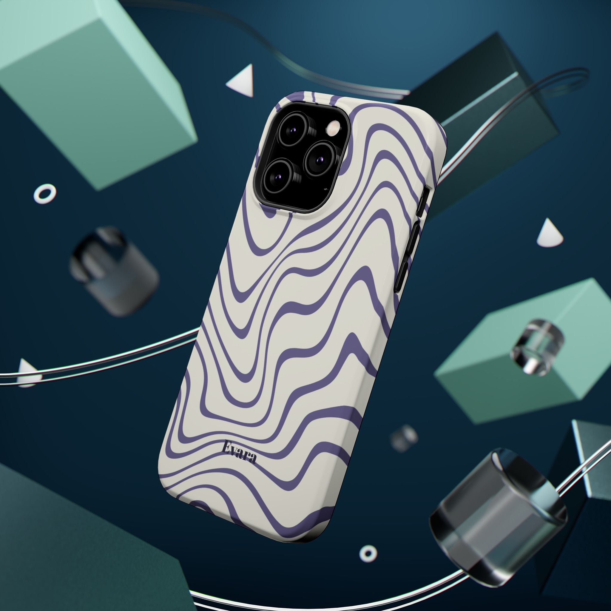 Abstract Wave Phone Case- Magsafe