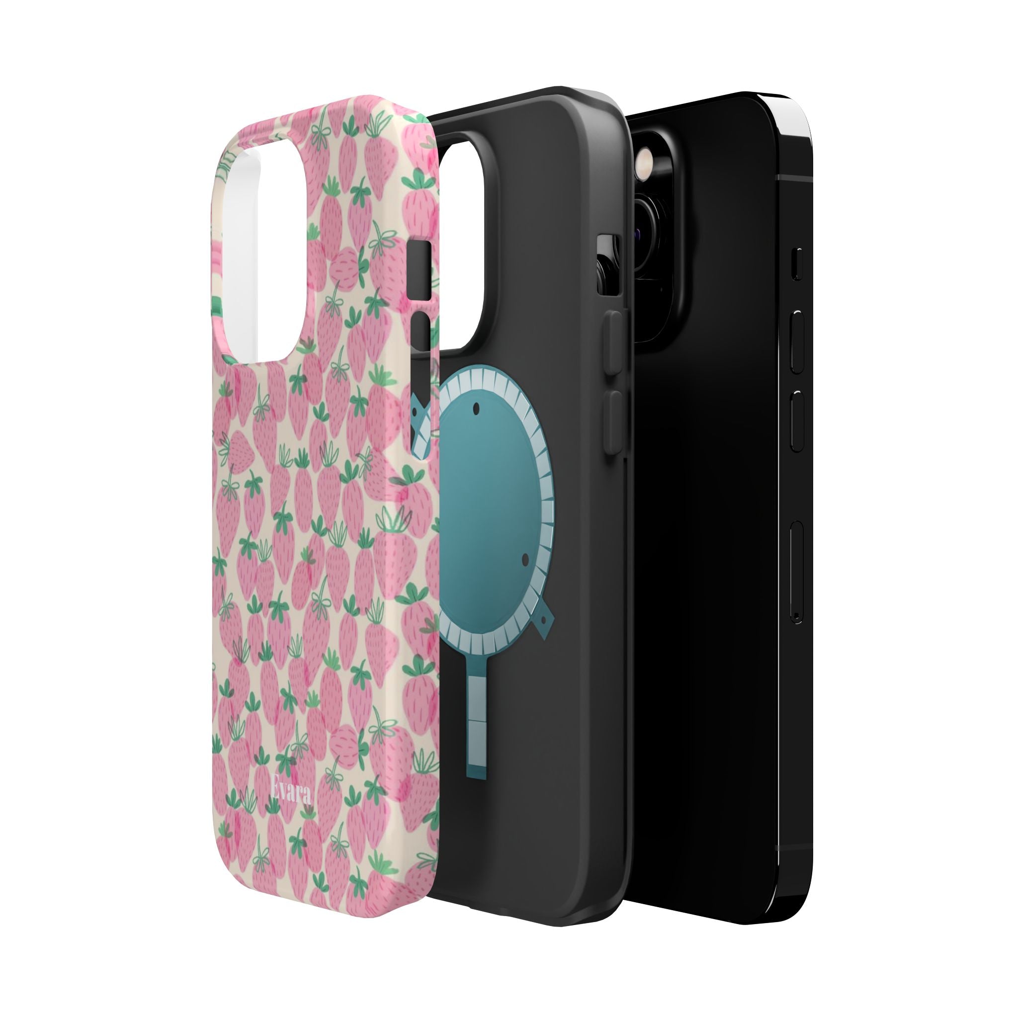 Pink Strawberry Phone Case- Magsafe