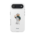 Tough Phone Case — Personalized Golf Bear Design