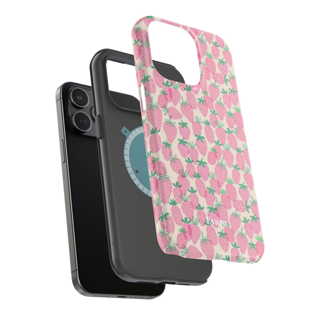 Pink Strawberry Phone Case- Magsafe