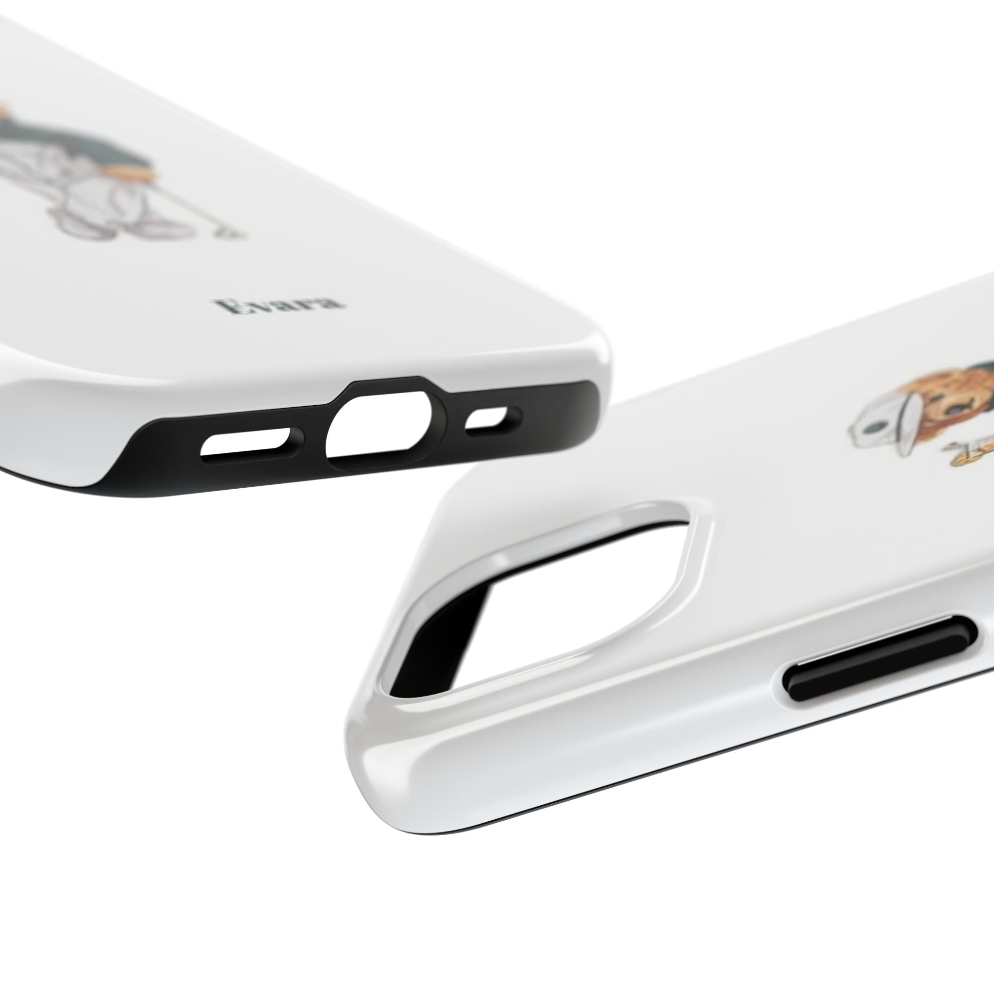 Tough Phone Case — Personalized Golf Bear Design