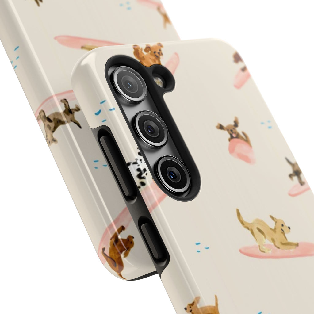 Surfing Dachshund's Phone case