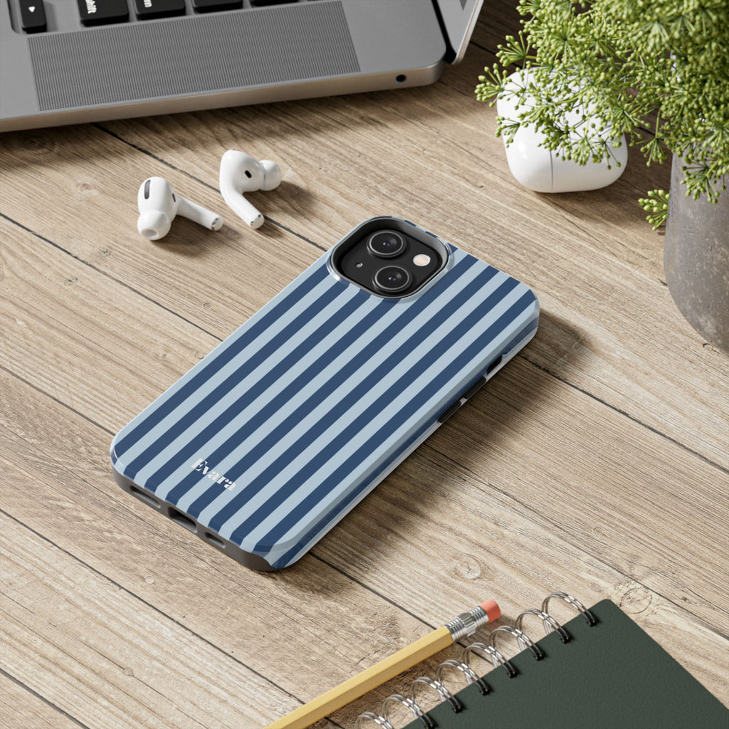 Navy Stripes Phone Case