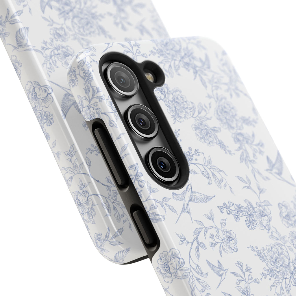 Delicate Blue Floral Phone Case