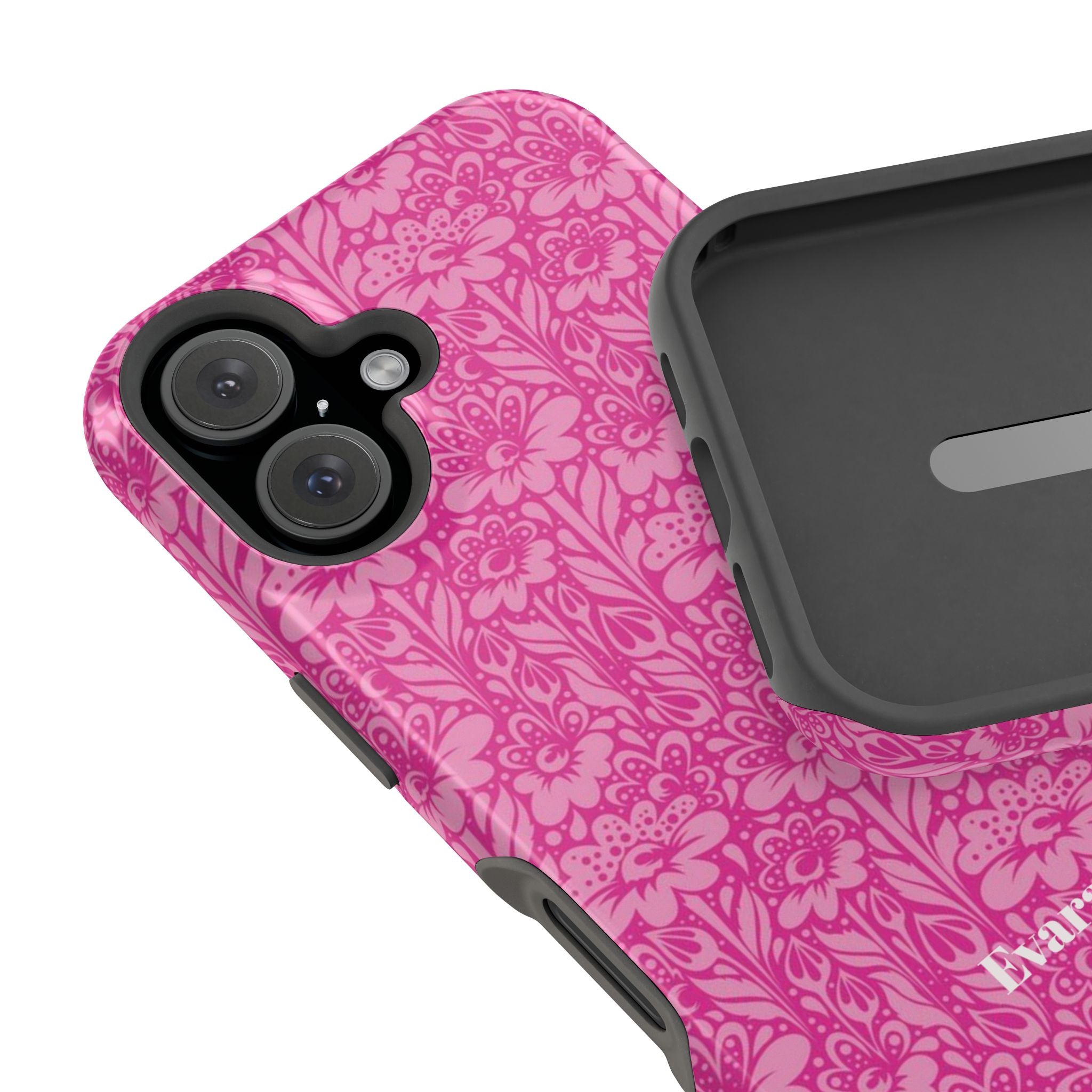 Pink Floral Phone Case- Magsafe
