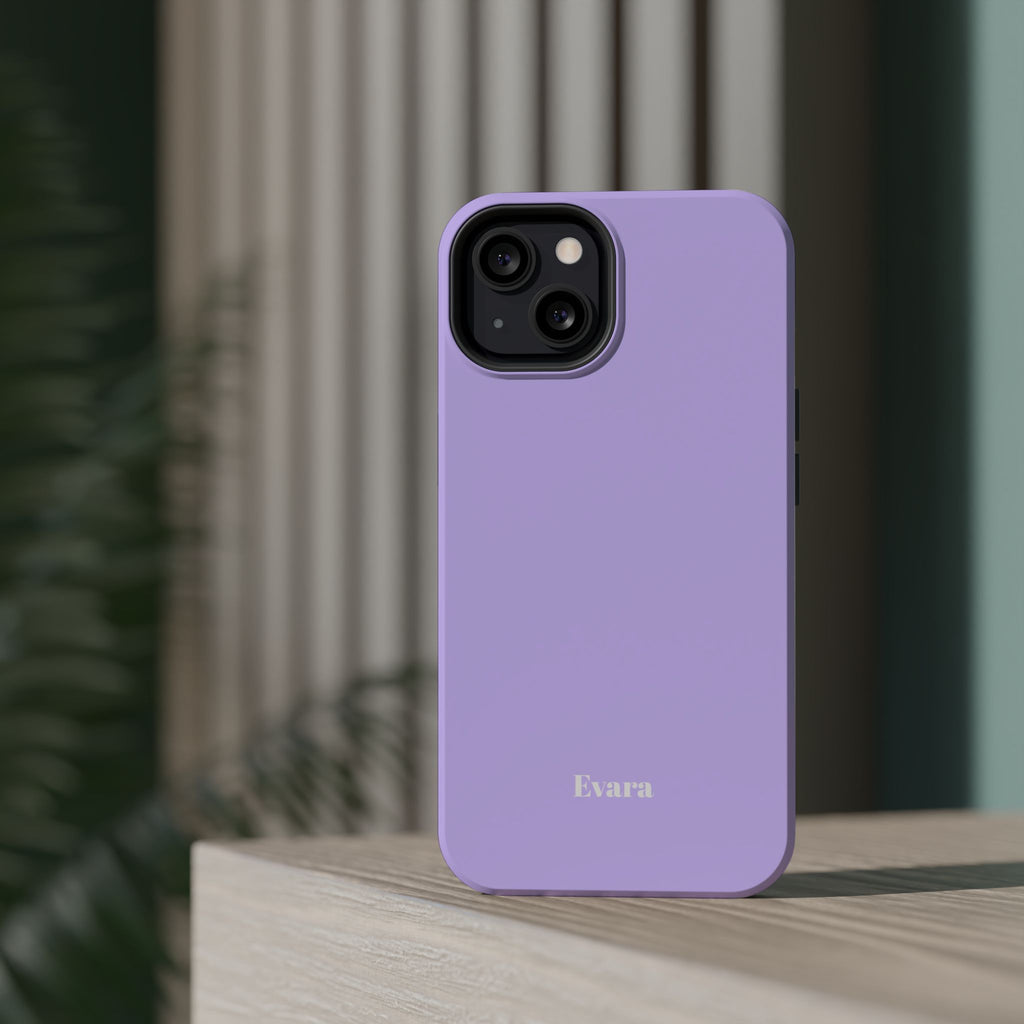 Purple Phone Case with Personalization- Magsafe