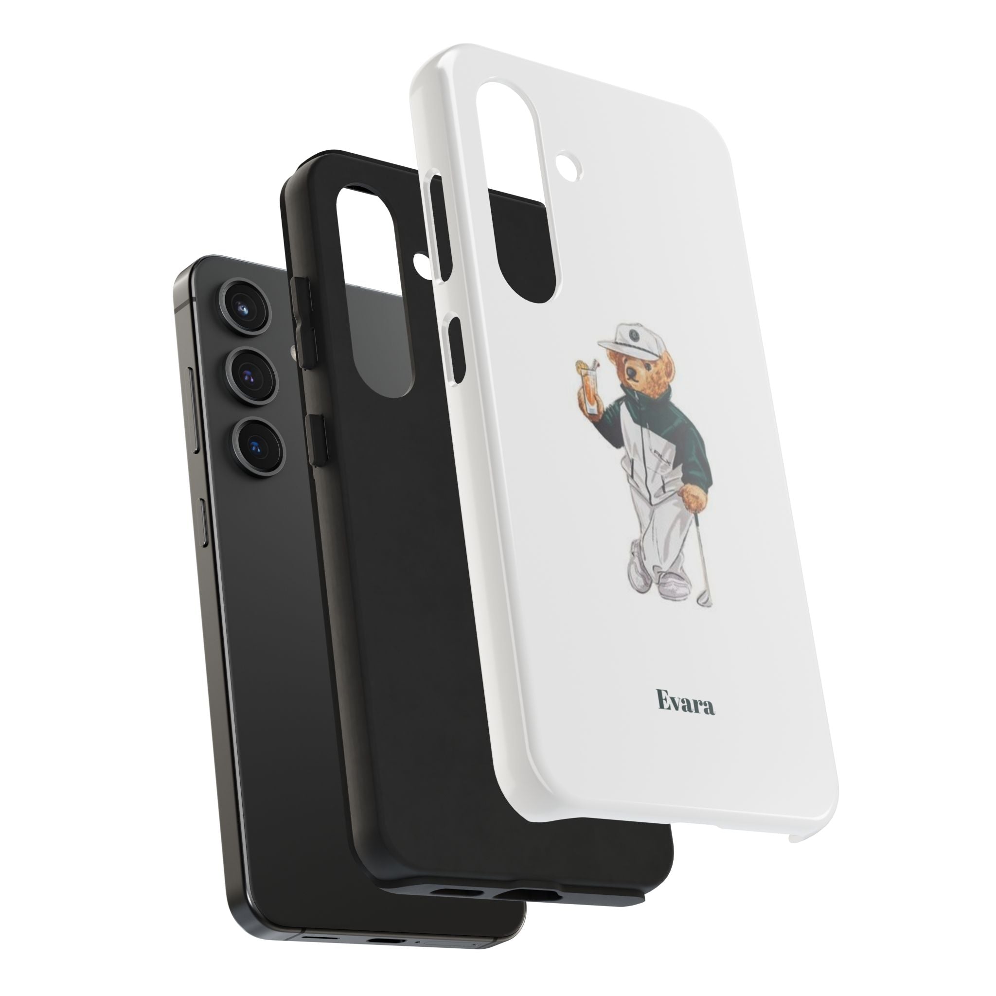 Tough Phone Case — Personalized Golf Bear Design