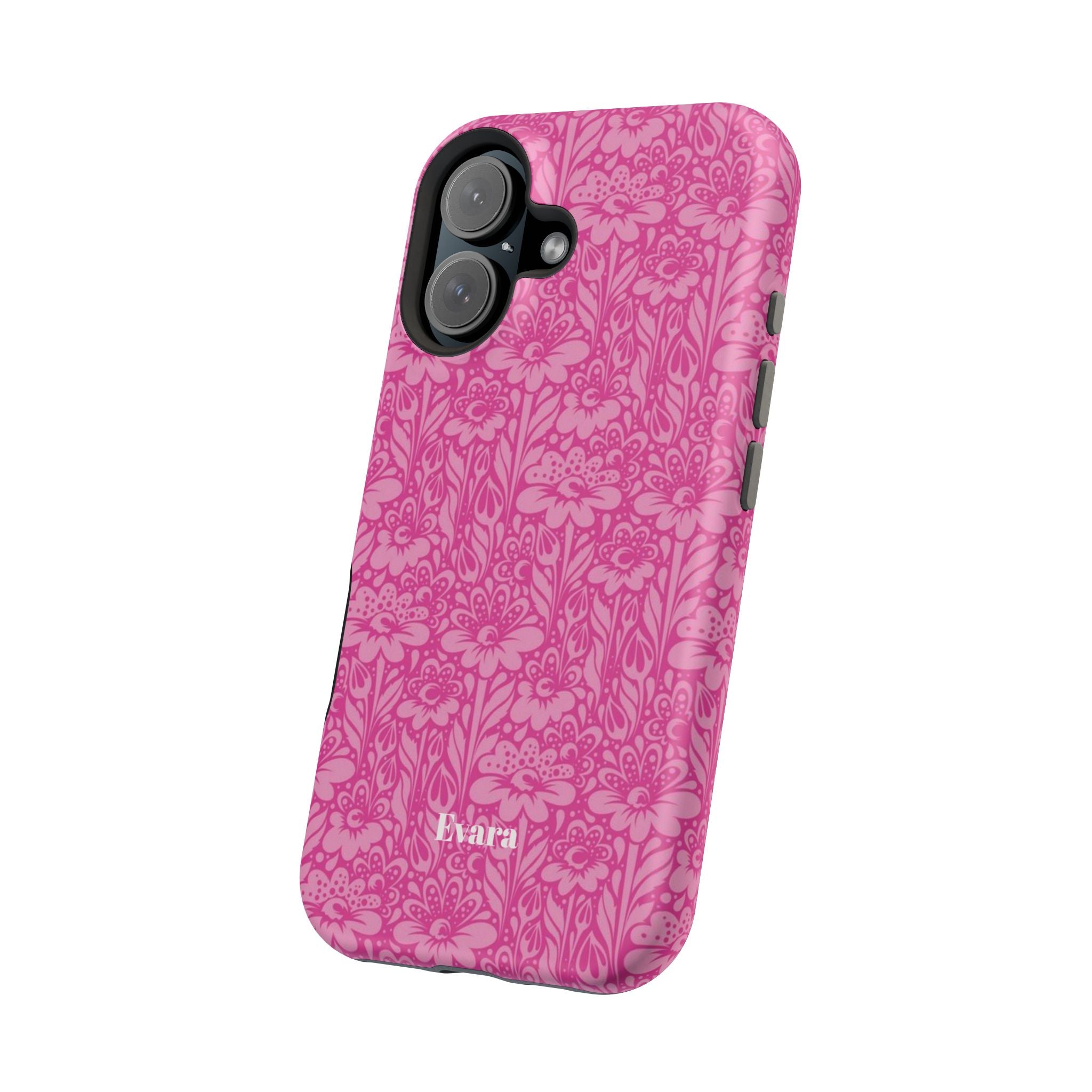 Pink Floral Phone Case- Magsafe