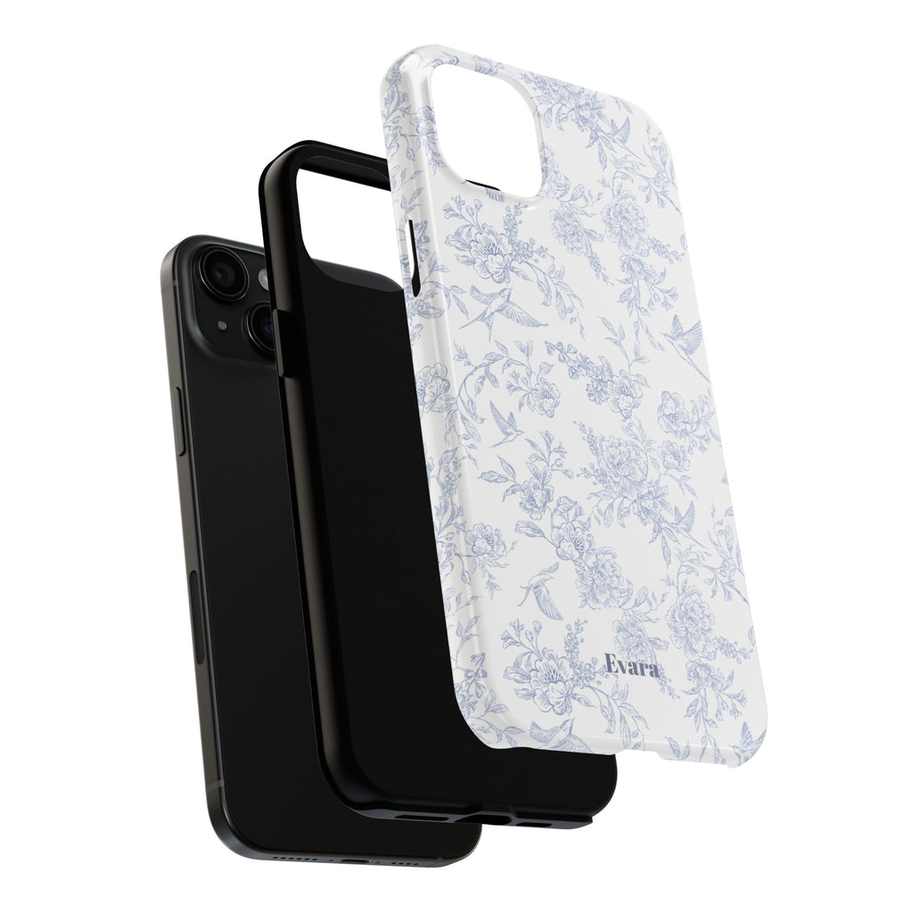 Delicate Blue Floral Phone Case