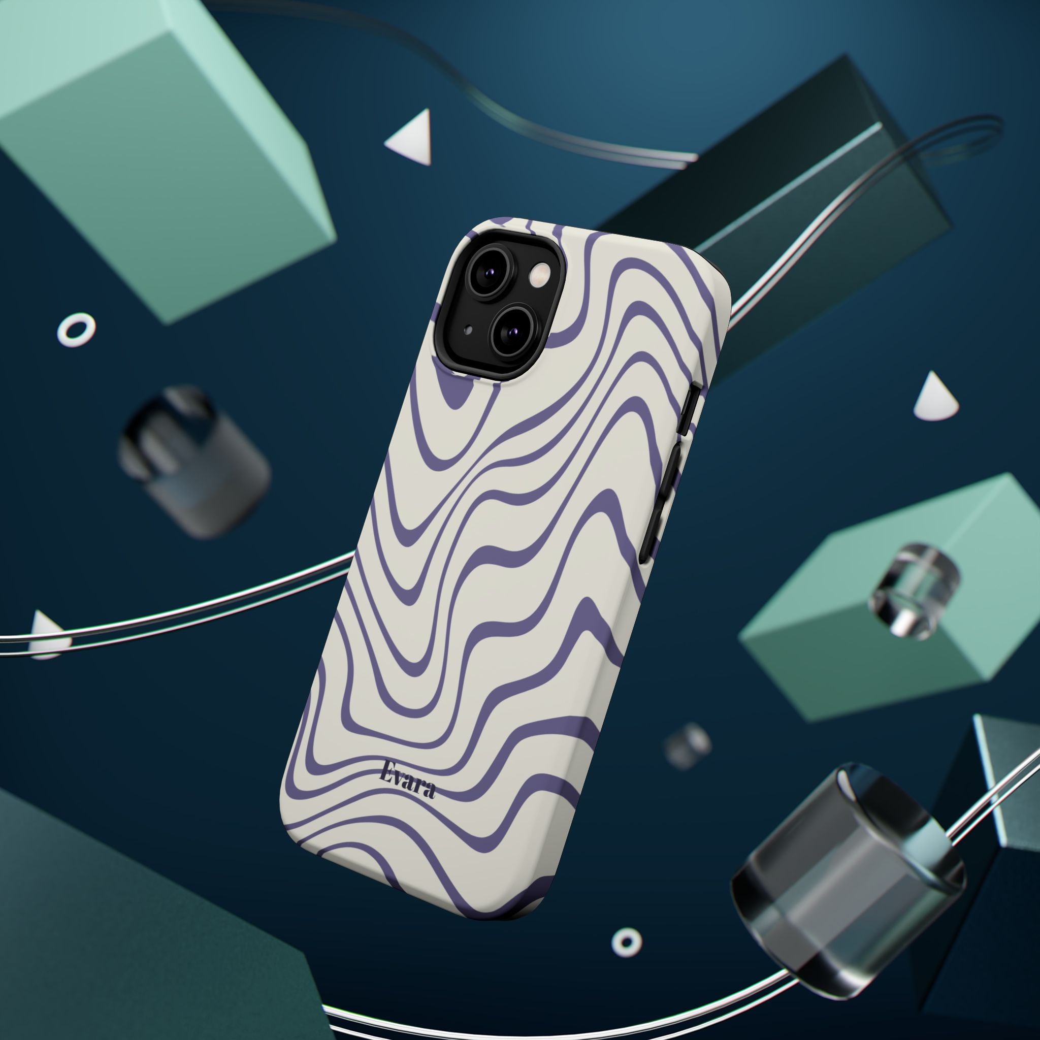 Abstract Wave Phone Case- Magsafe