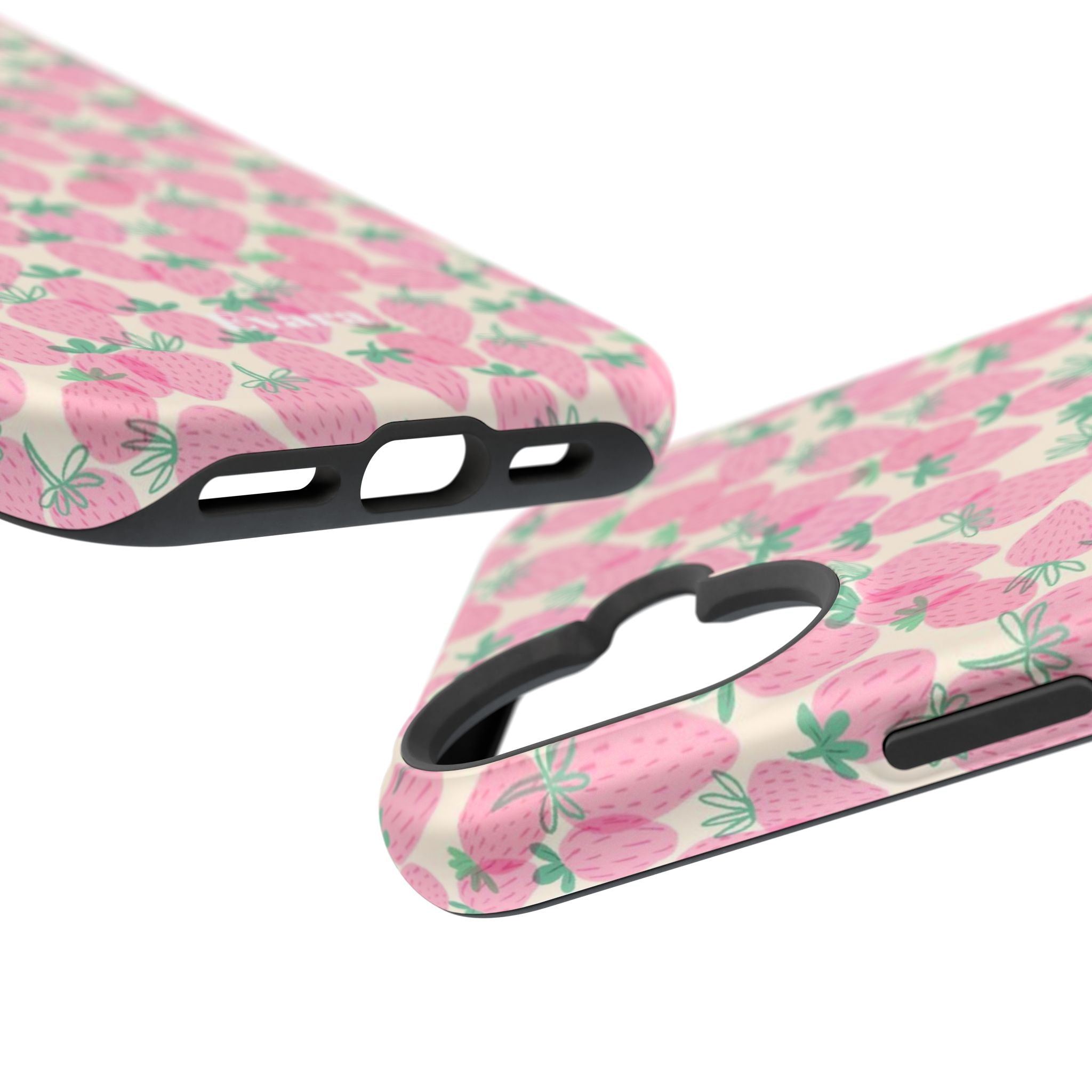 Pink Strawberry Phone Case- Magsafe
