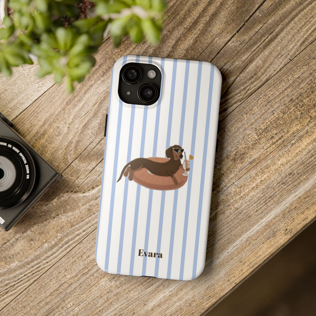 Dachshund Pool Float Phone Case