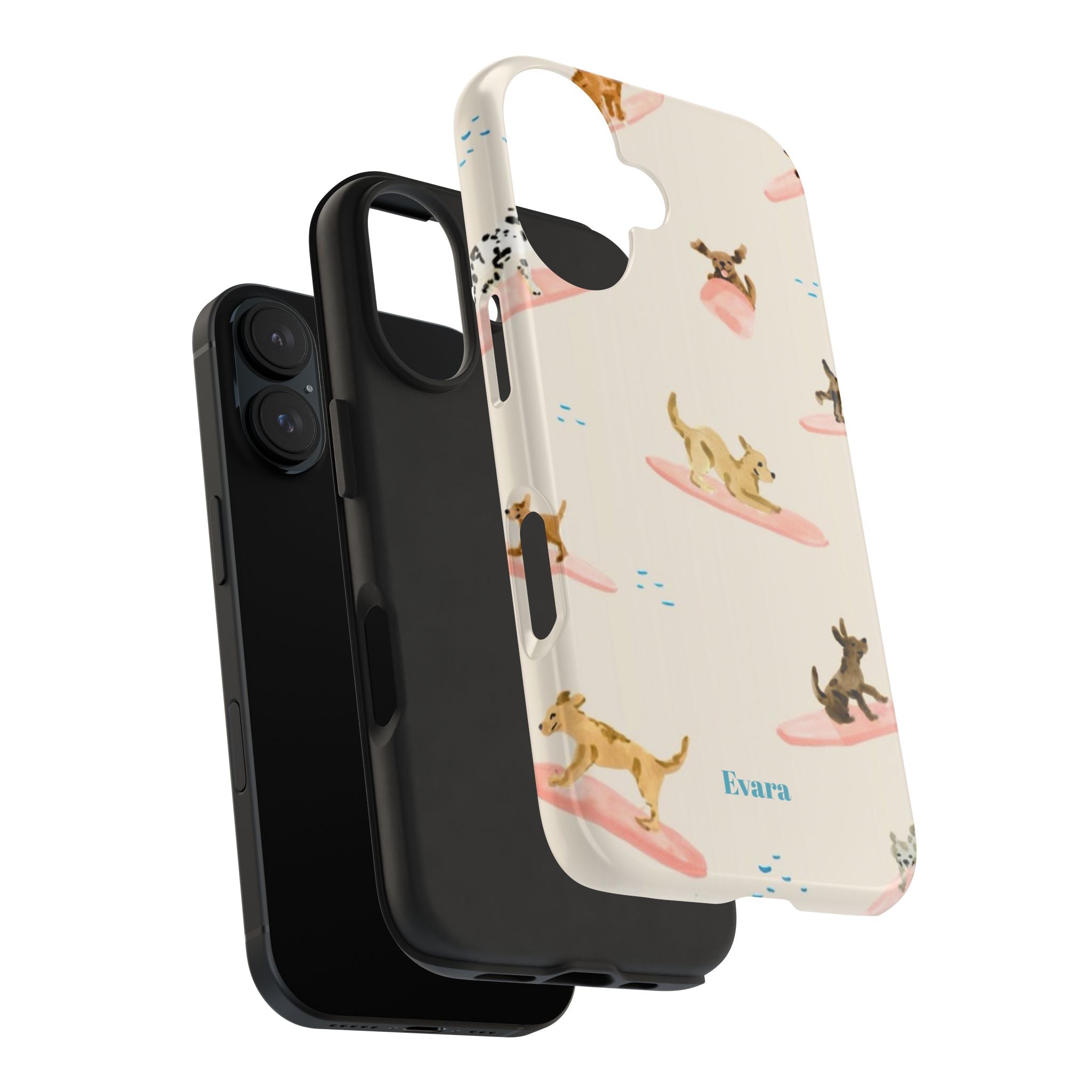 Surfing Dachshund's Phone case