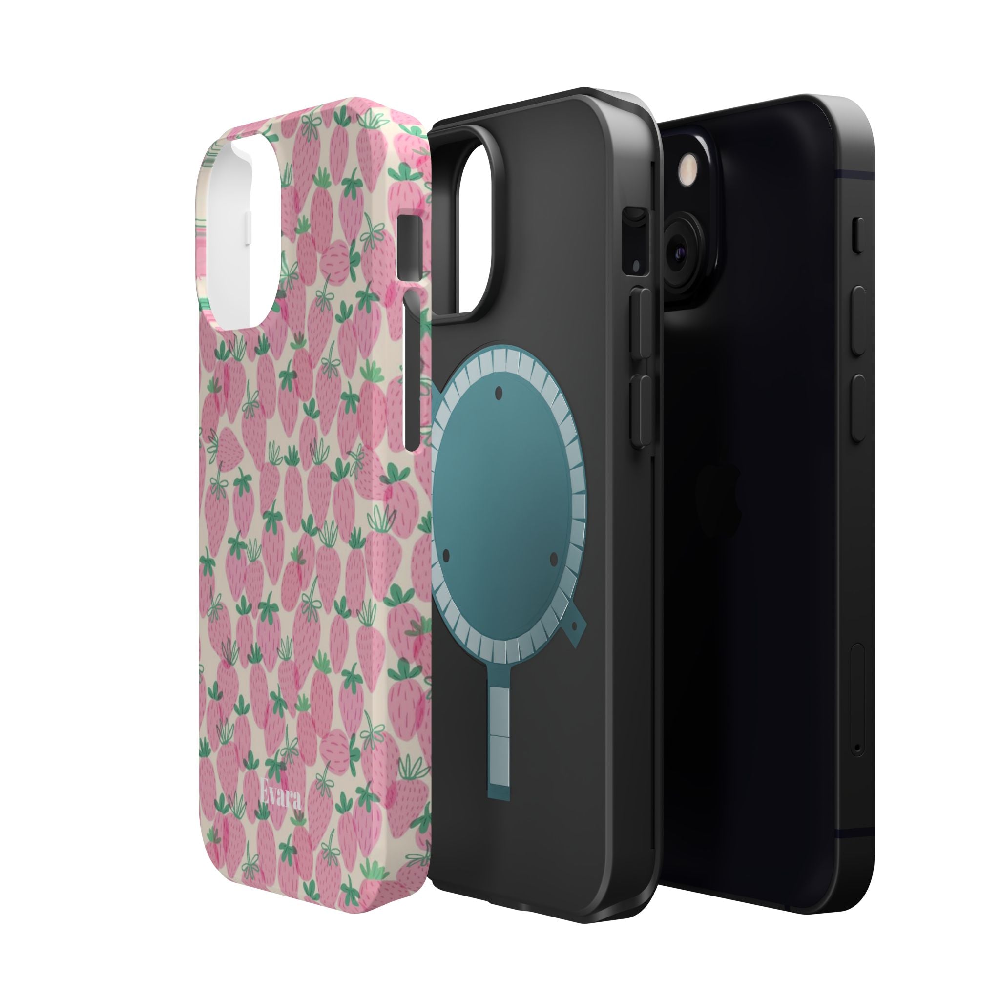 Pink Strawberry Phone Case- Magsafe