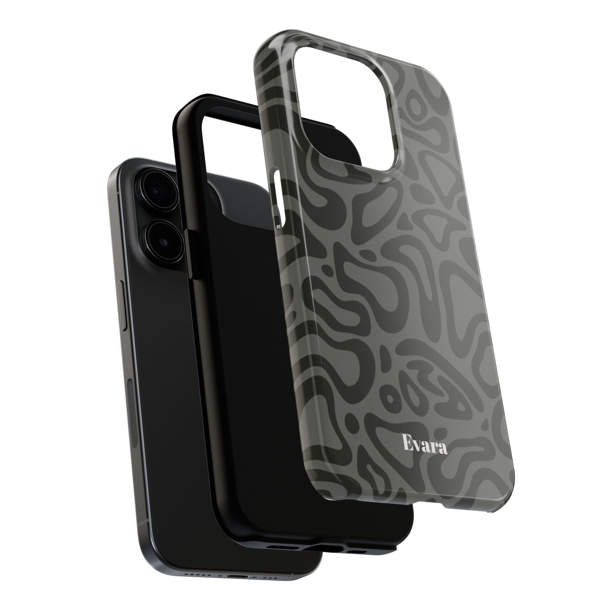 Wavy Grey Phone Case