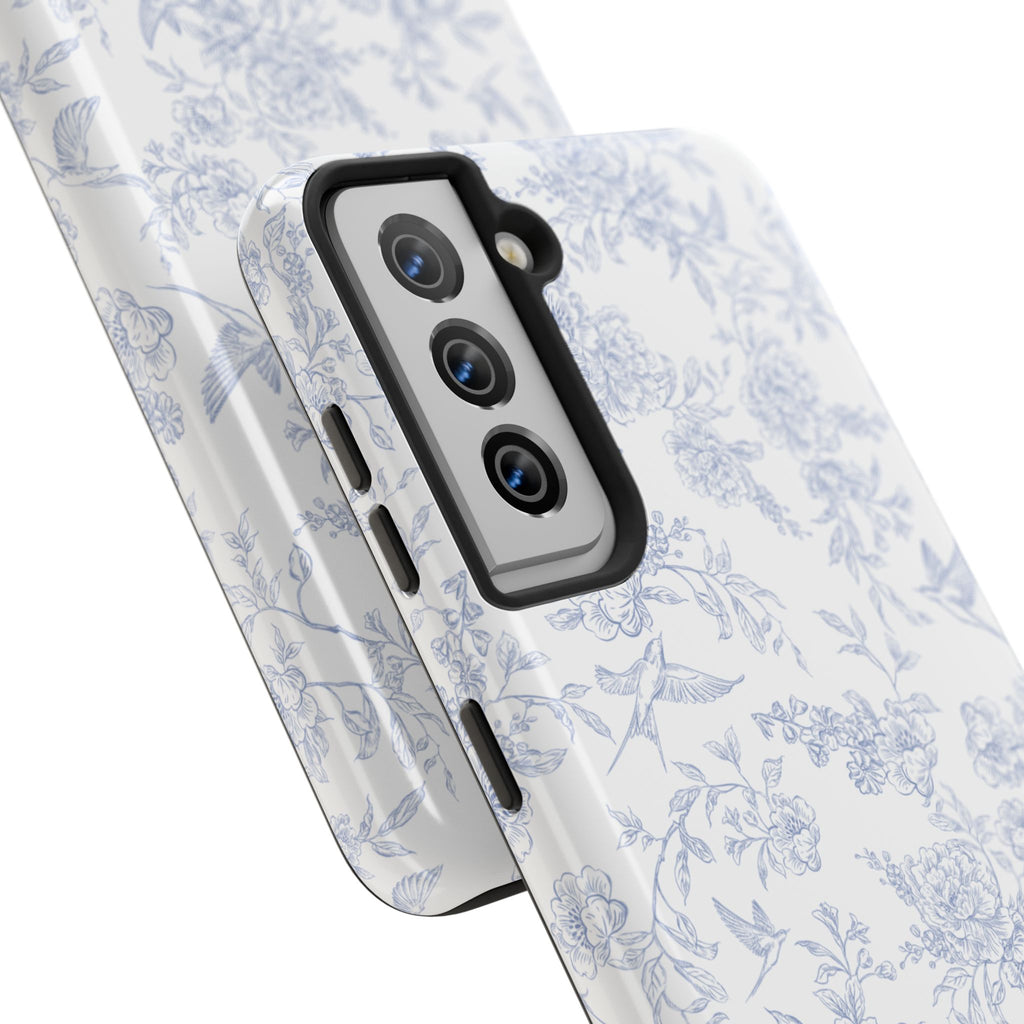 Delicate Blue Floral Phone Case