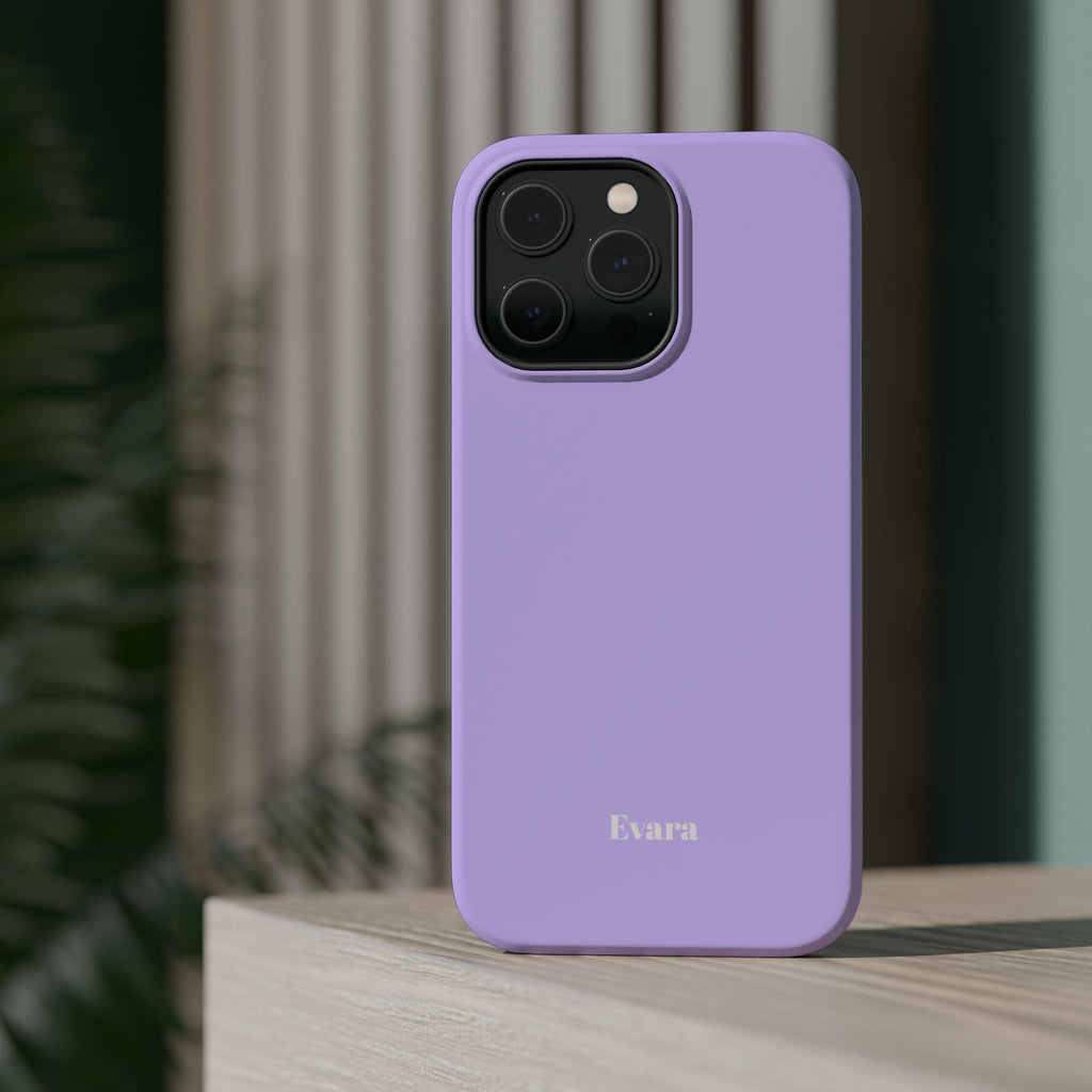 Purple Phone Case with Personalization- Magsafe