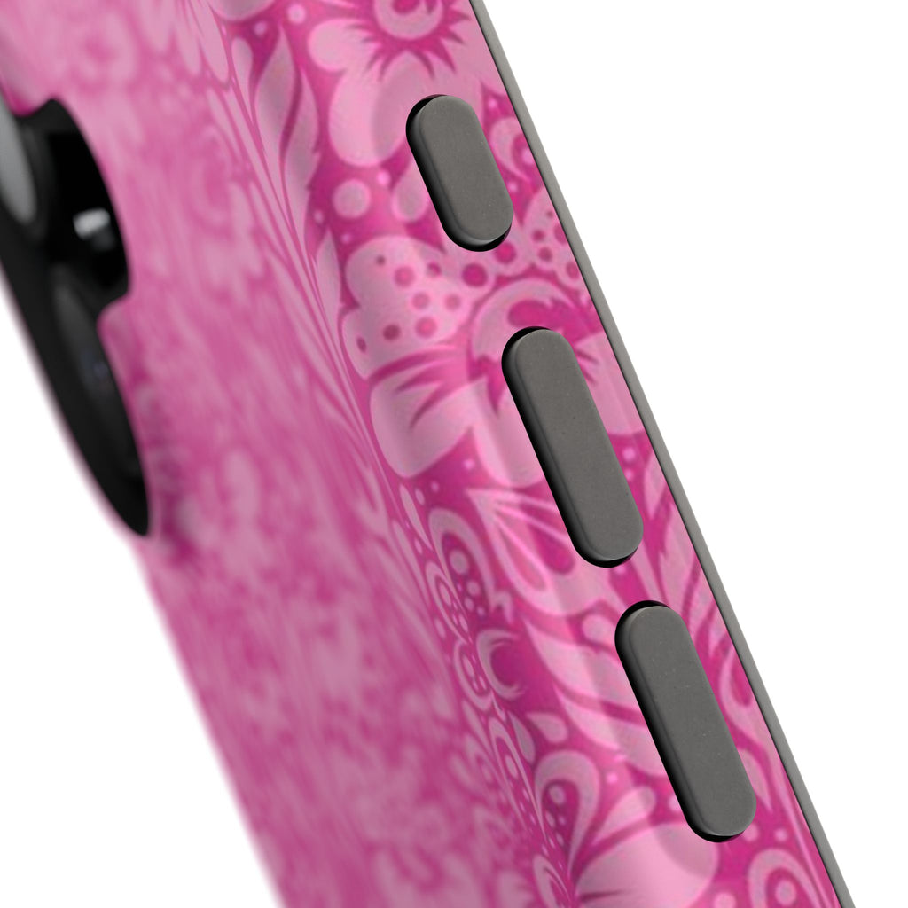 Pink Floral Phone Case- Magsafe