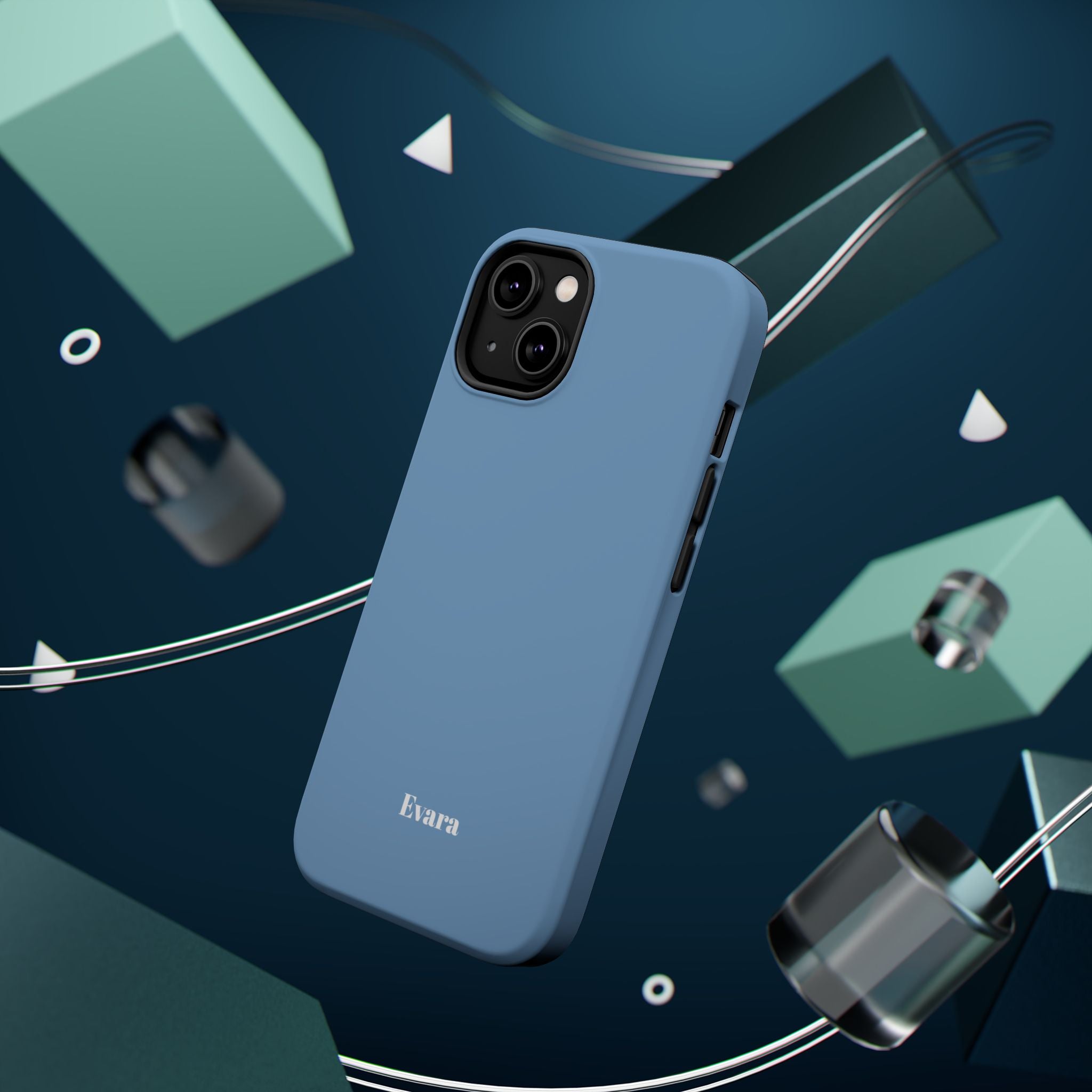 Blue Phone Case with Personalization- Magsafe