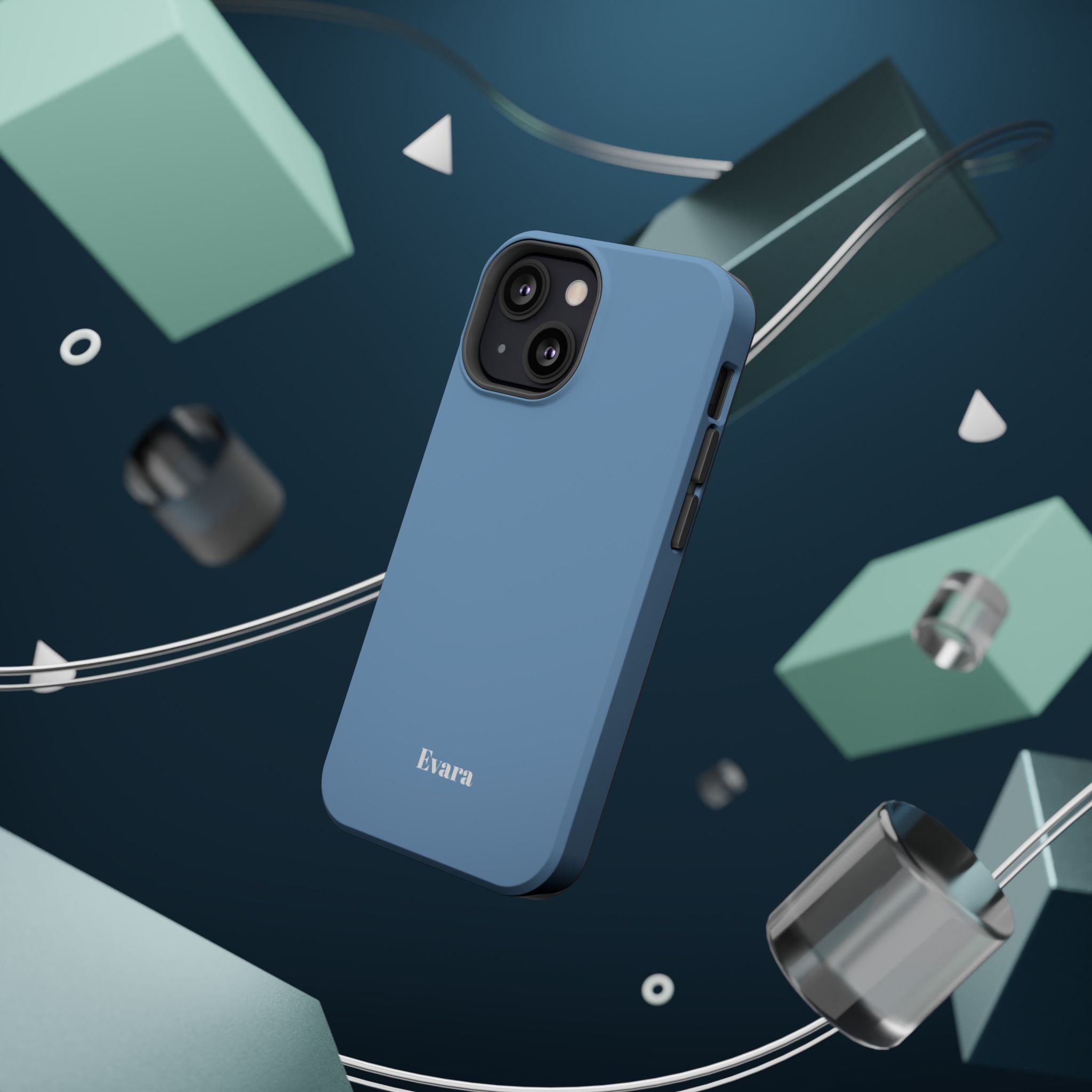 Blue Phone Case with Personalization- Magsafe