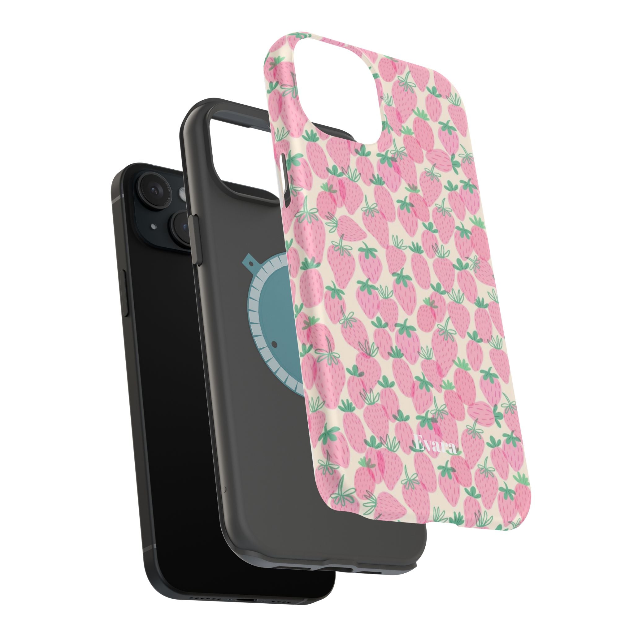 Pink Strawberry Phone Case- Magsafe