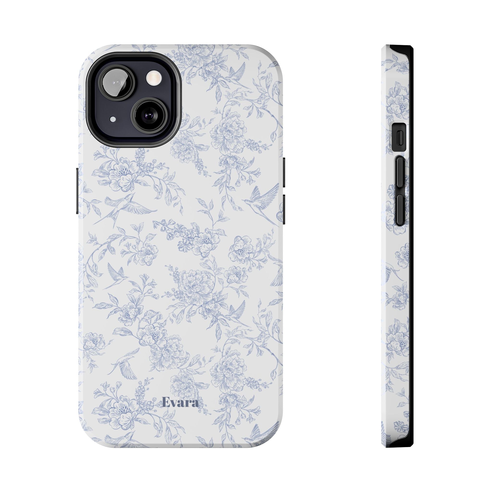 Delicate Blue Floral Phone Case