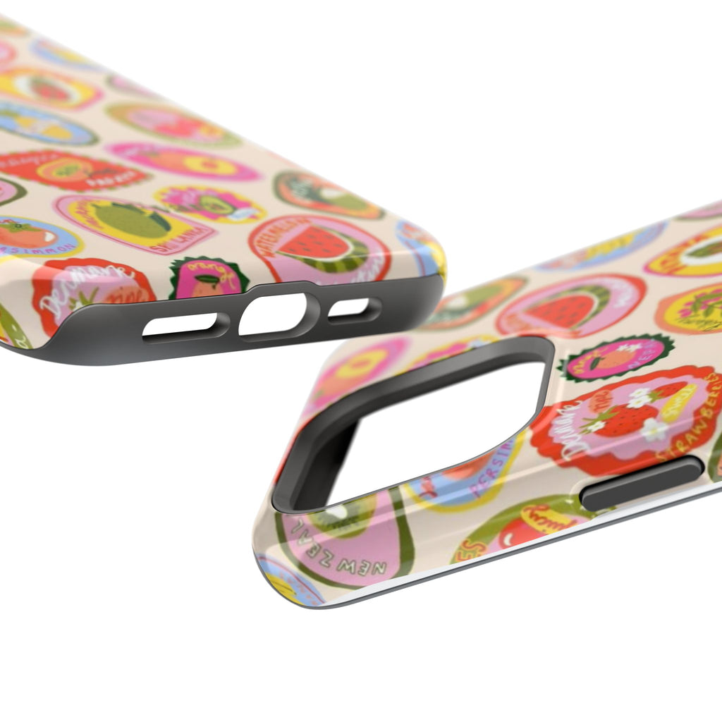 Fruit Sticker Phone Case- Magsafe
