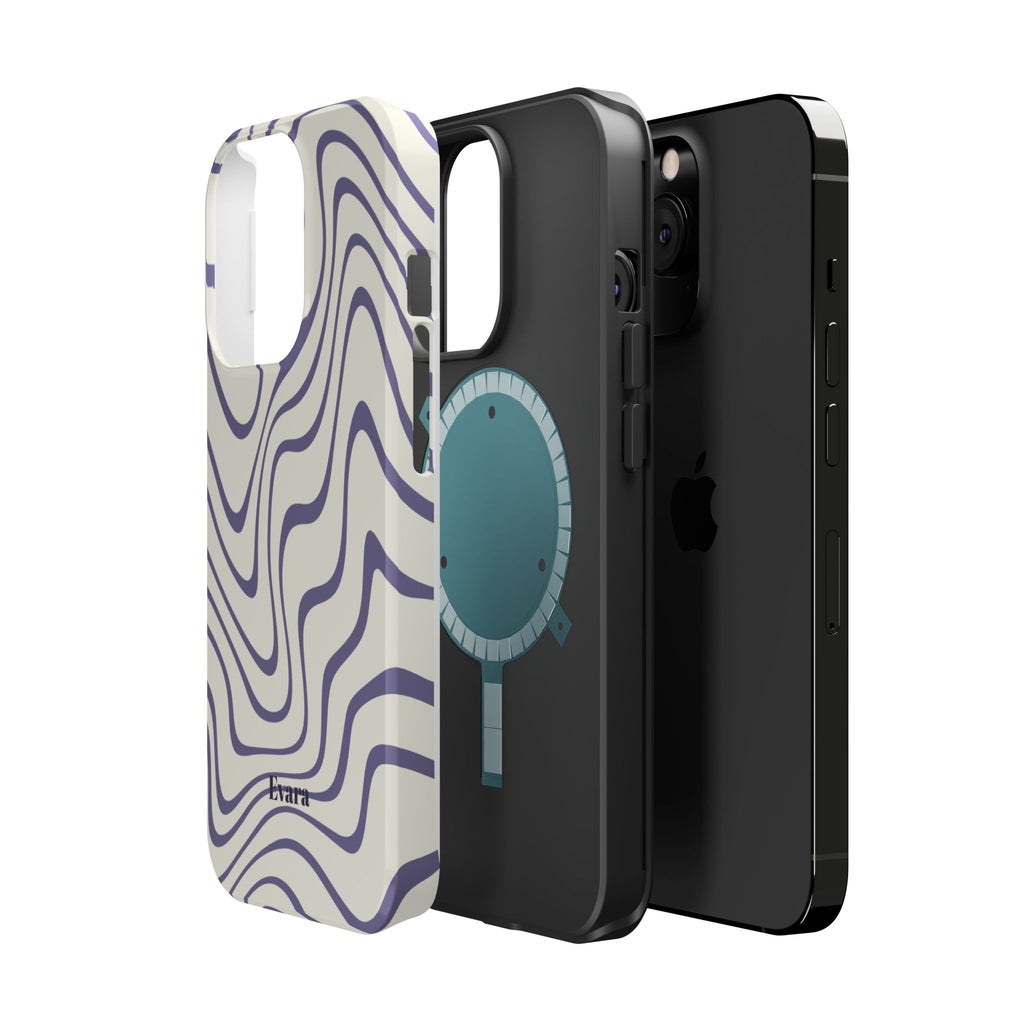 Abstract Wave Phone Case- Magsafe