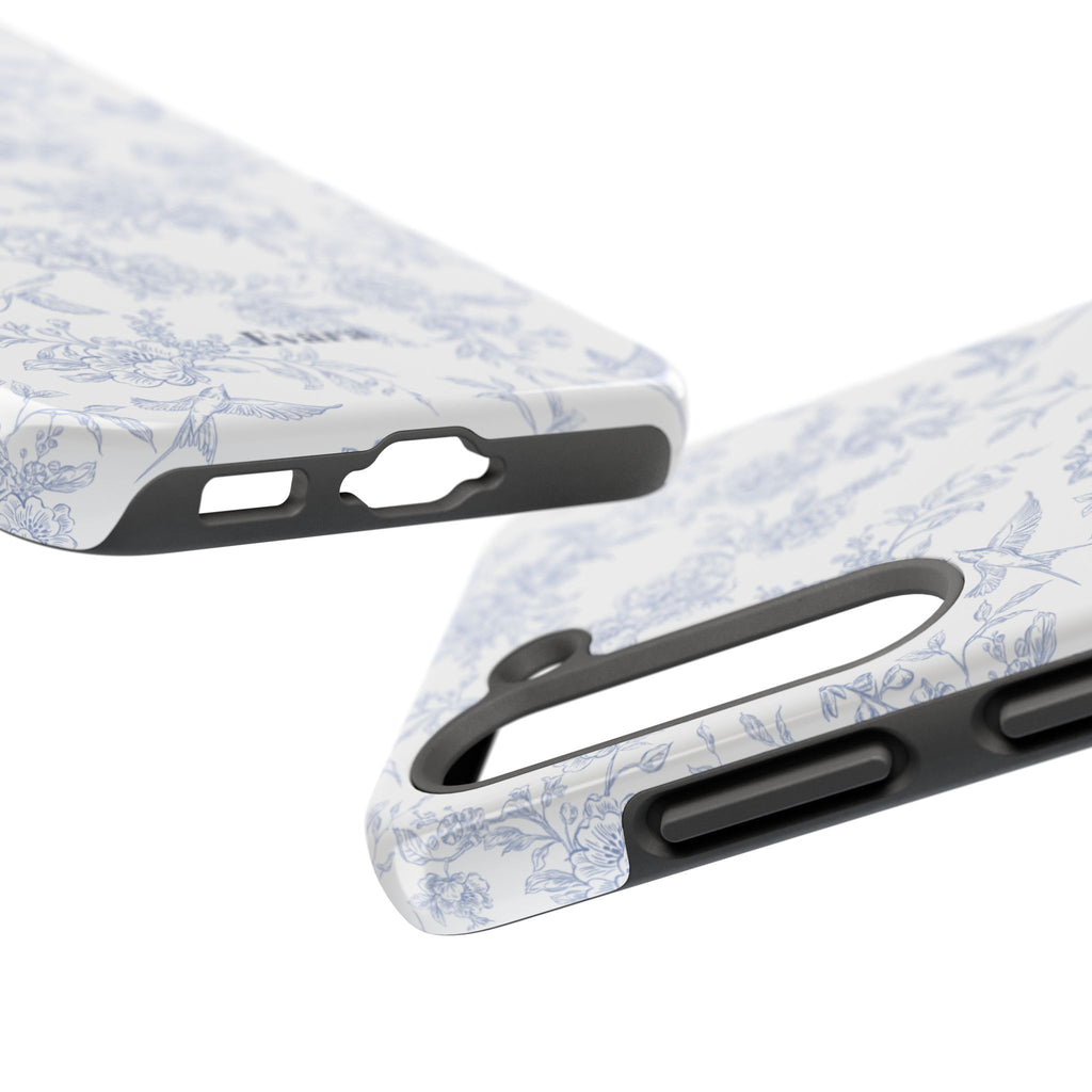 Delicate Blue Floral Phone Case
