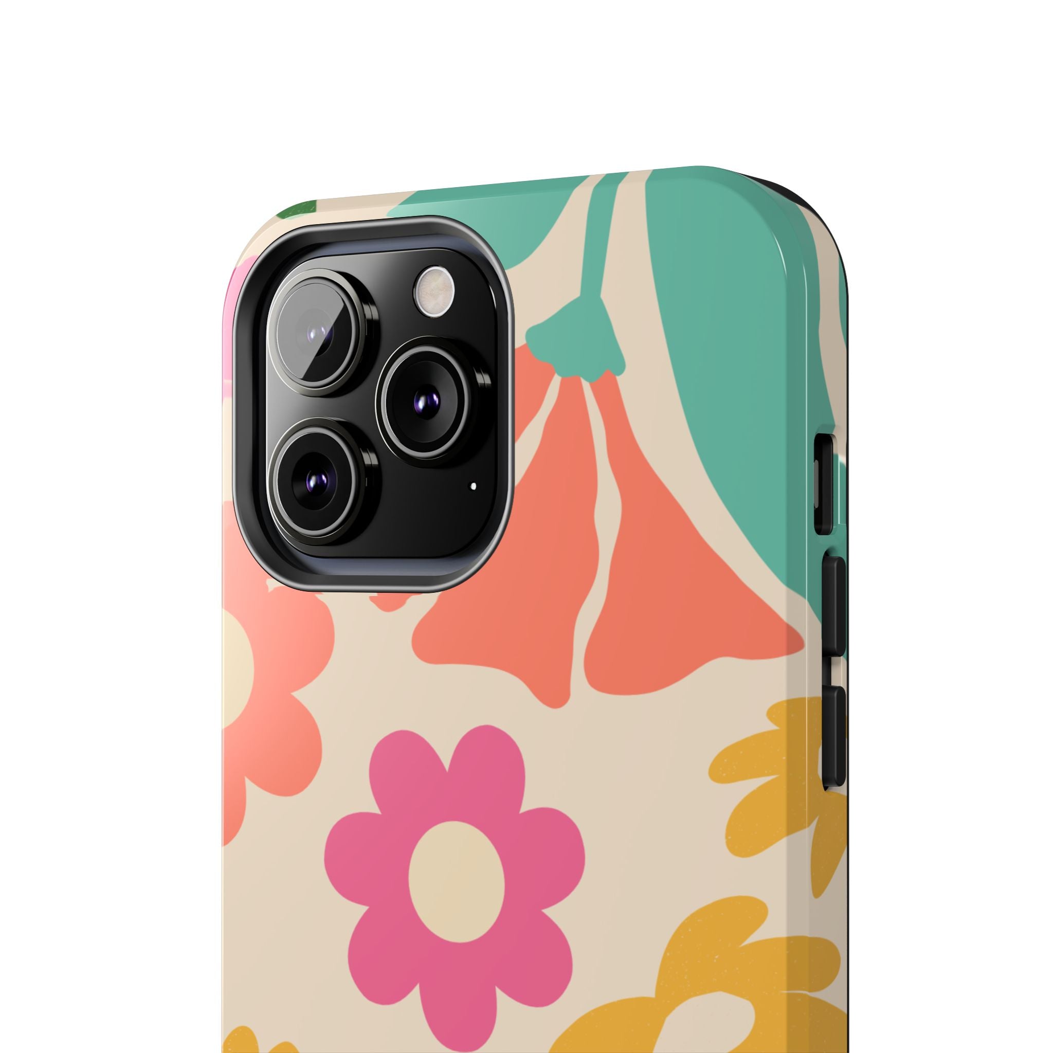Yellow & Pink Vintage Flowers Phone Case