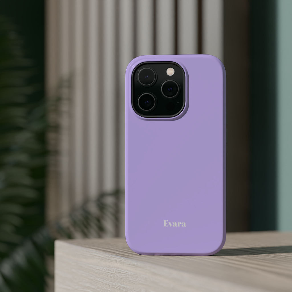 Purple Phone Case with Personalization- Magsafe