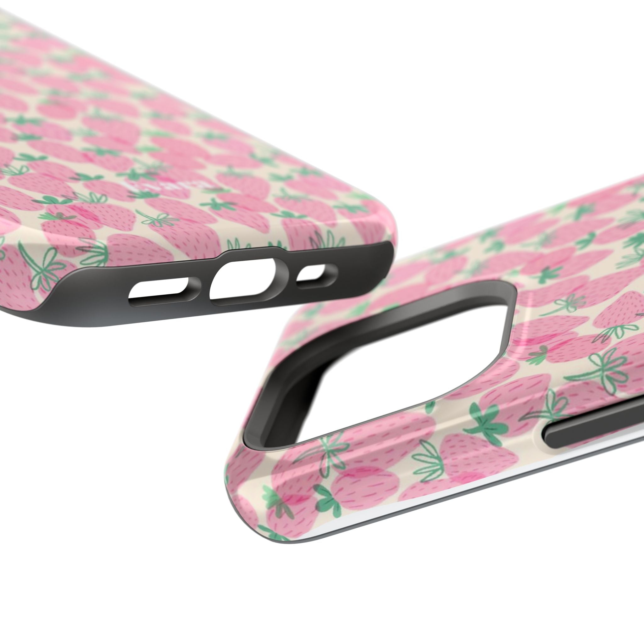 Pink Strawberry Phone Case- Magsafe