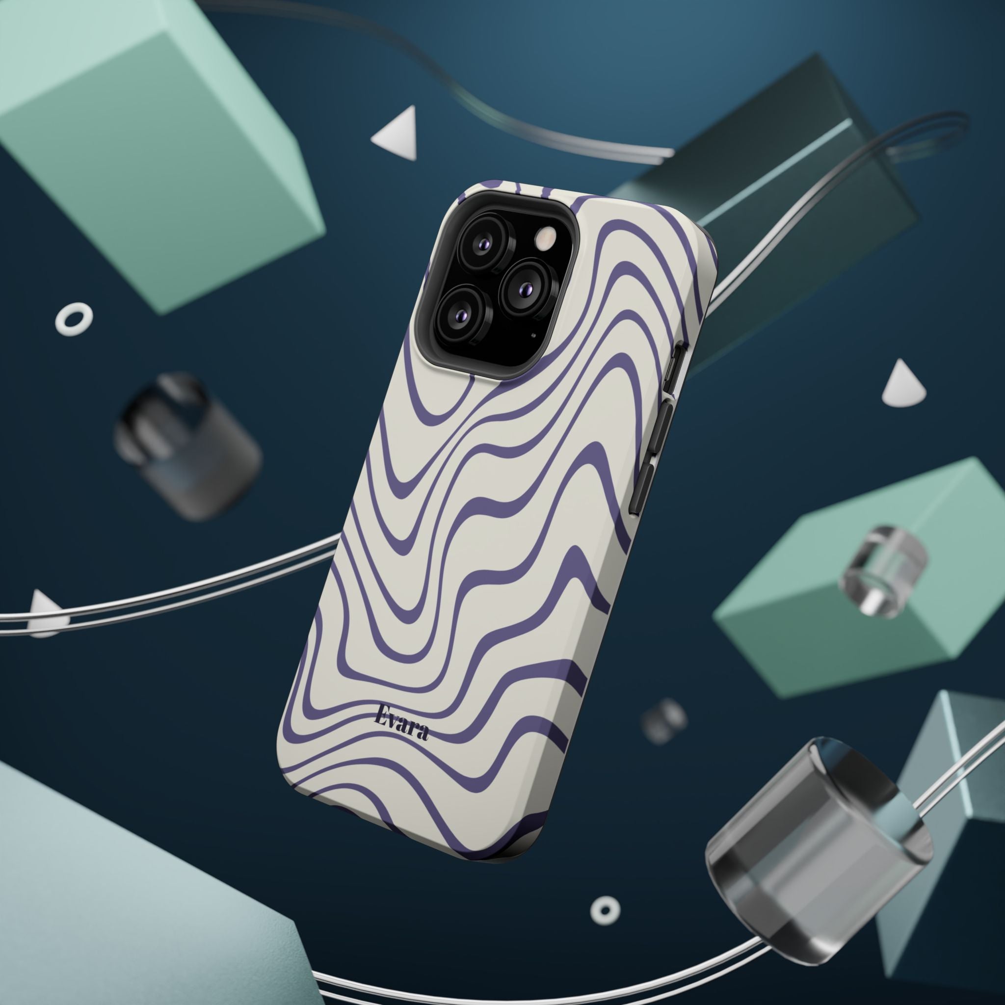 Abstract Wave Phone Case- Magsafe