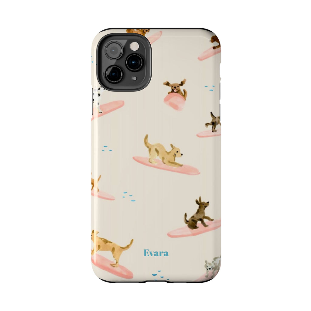 Surfing Dachshund's Phone case