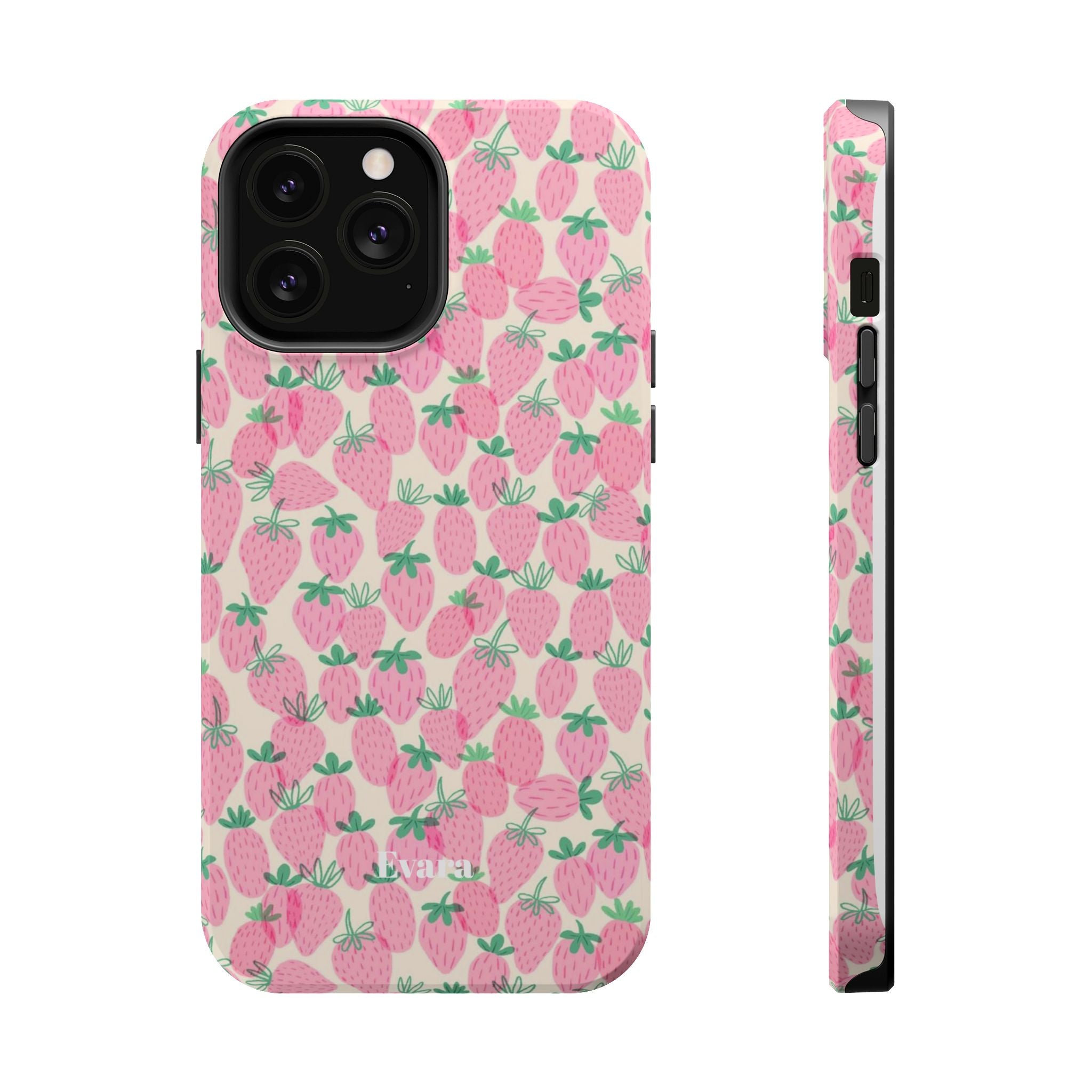 Pink Strawberry Phone Case- Magsafe