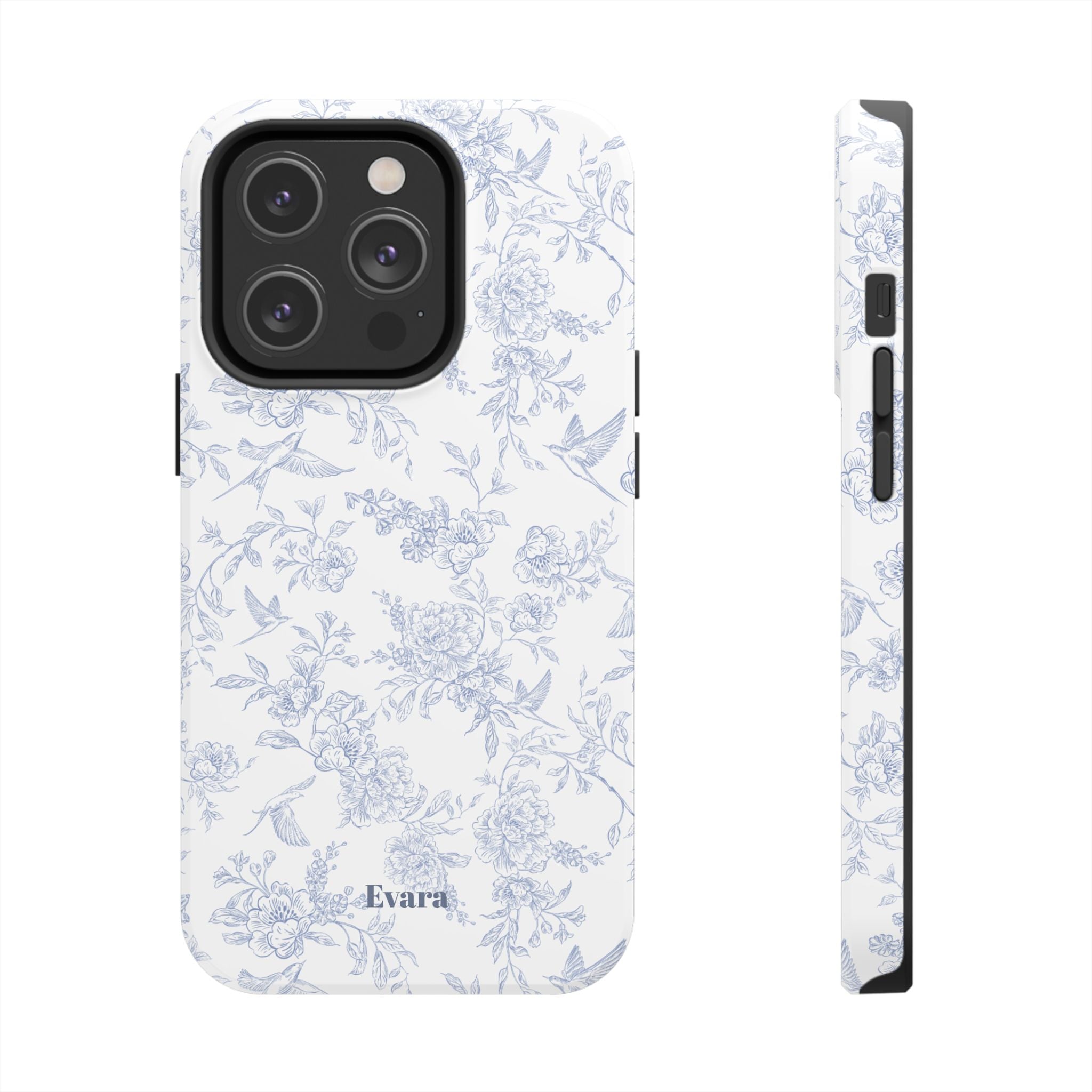 Delicate Blue Floral Phone Case