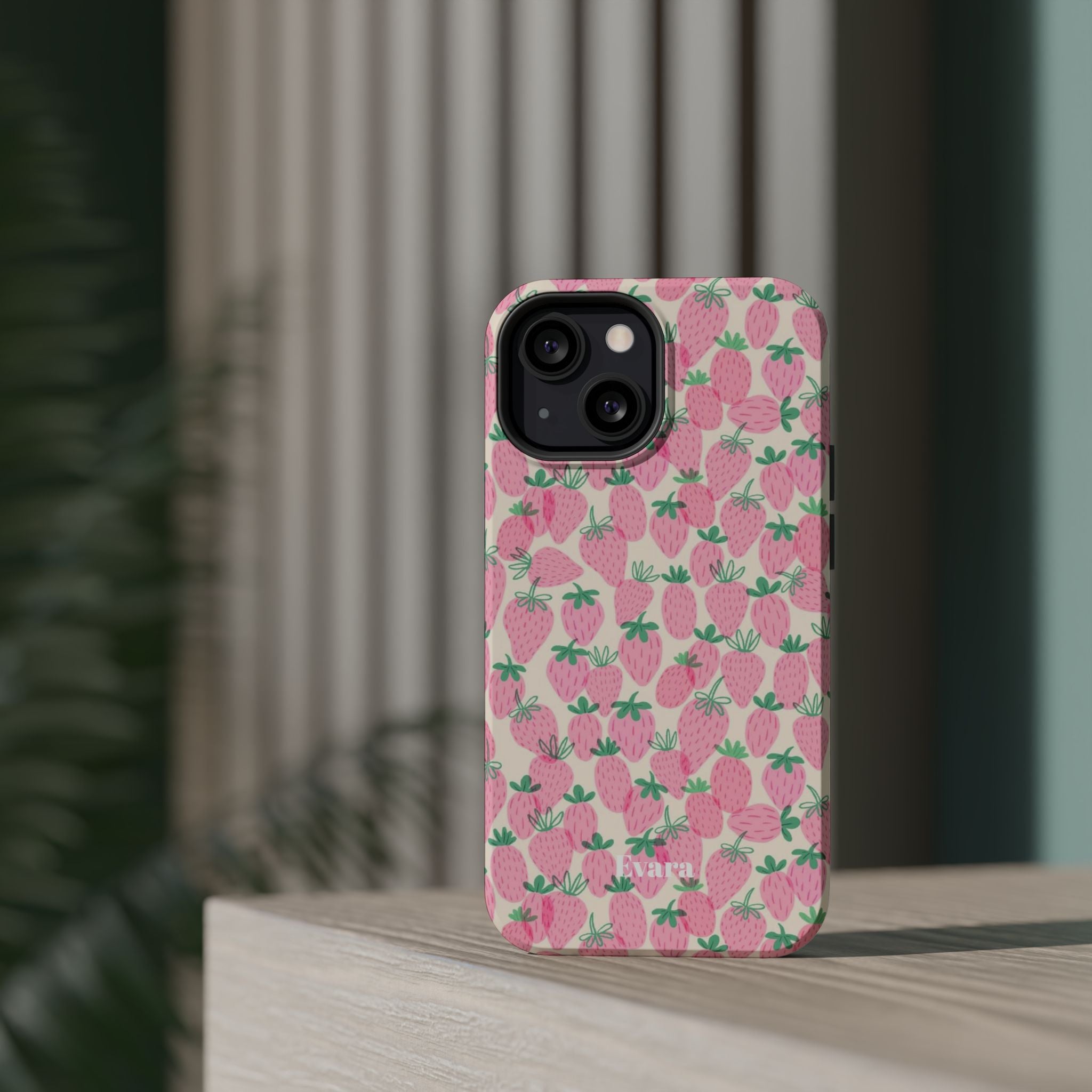 Pink Strawberry Phone Case- Magsafe