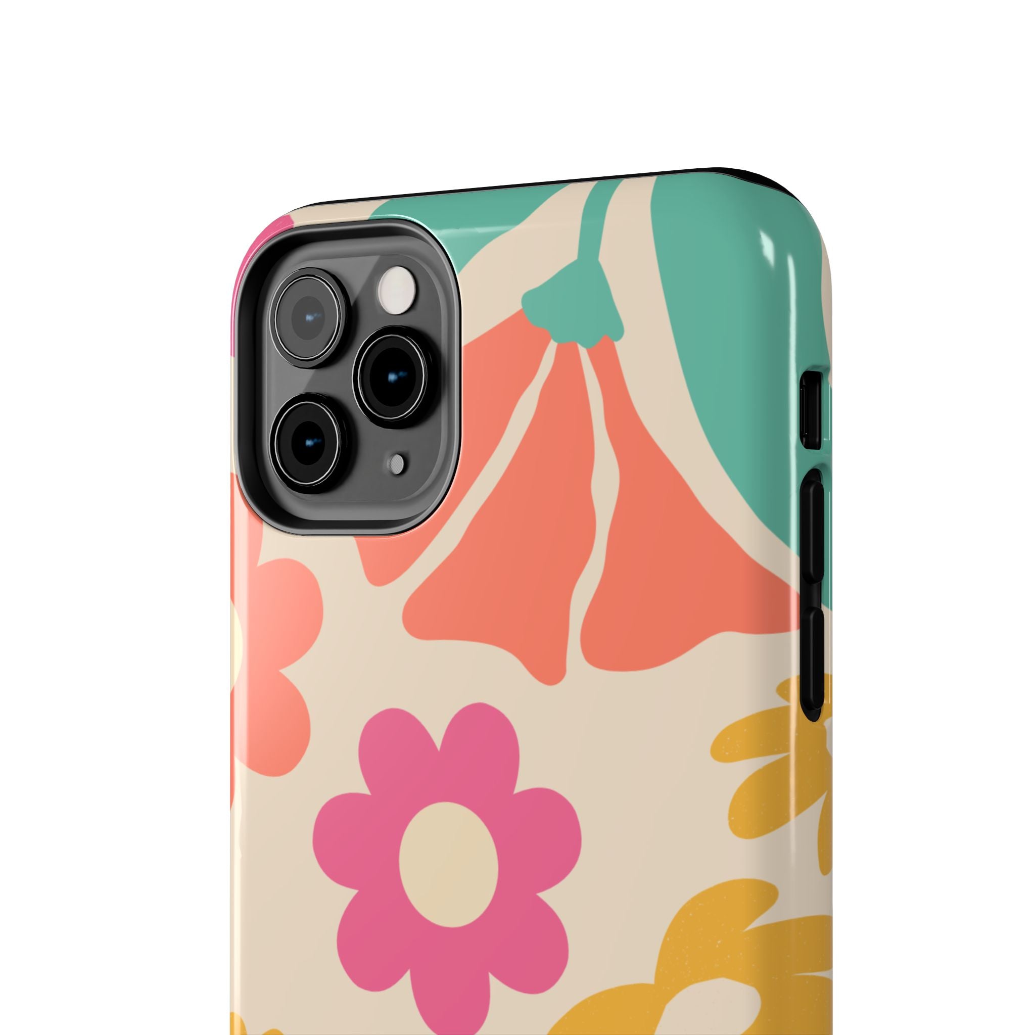 Yellow & Pink Vintage Flowers Phone Case