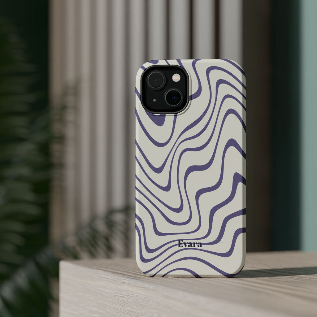 Abstract Wave Phone Case- Magsafe