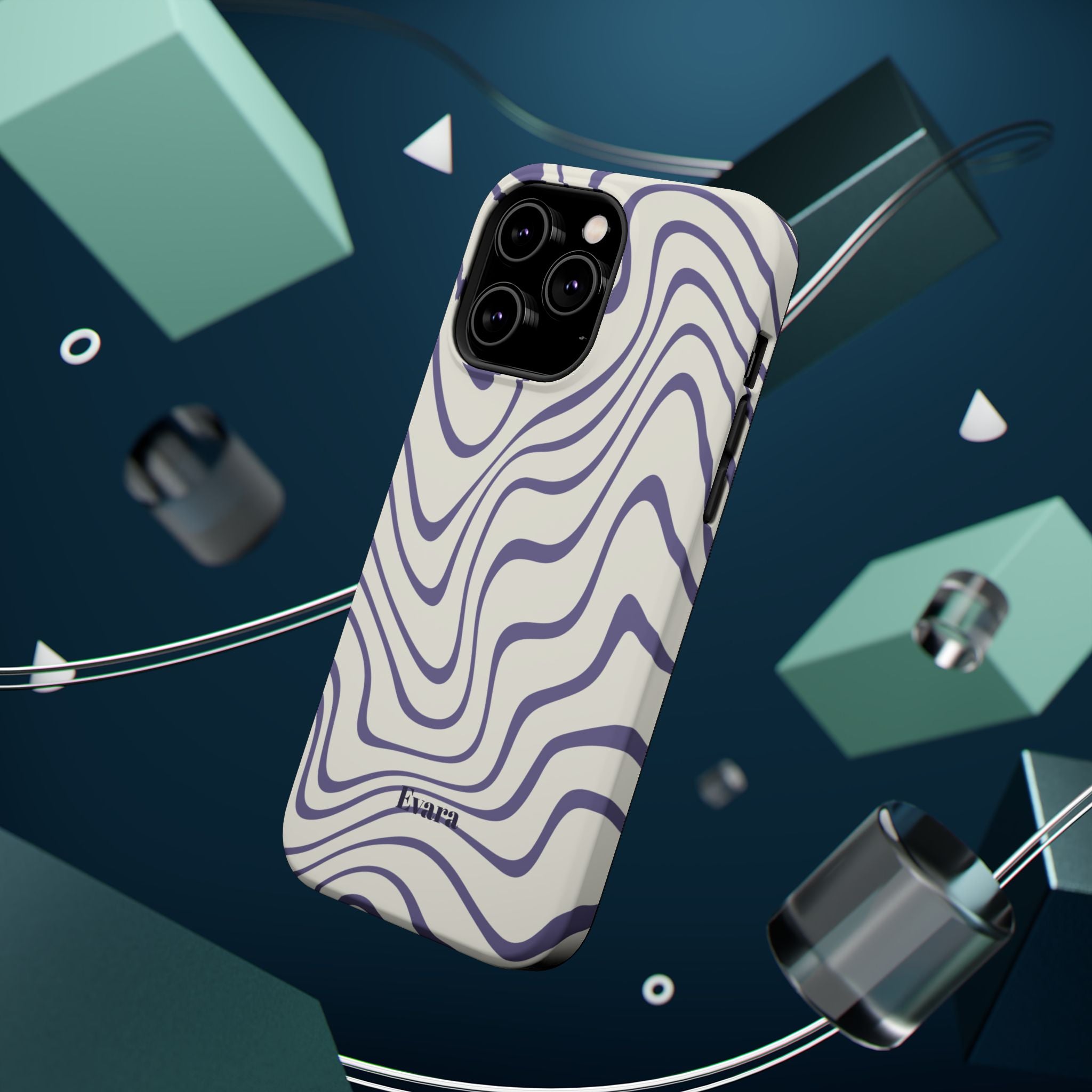 Abstract Wave Phone Case- Magsafe